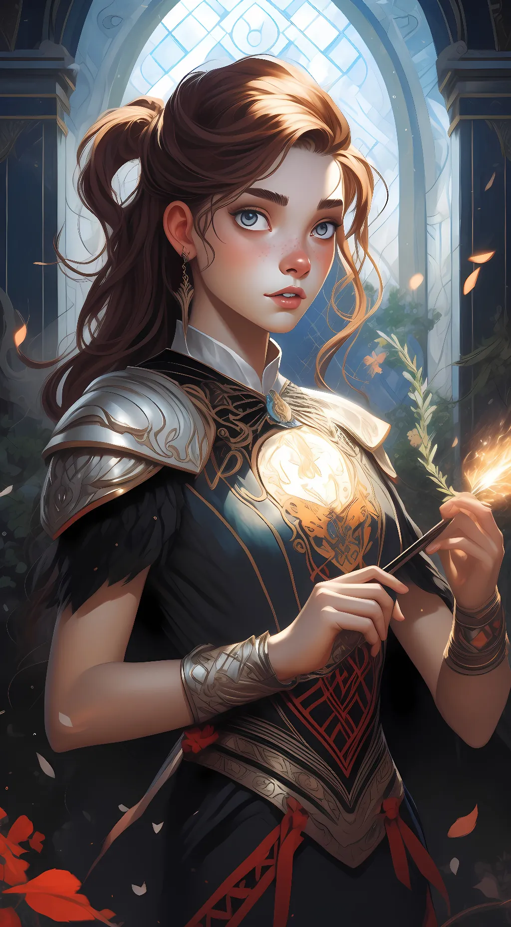 ai character: Lena Davies background
