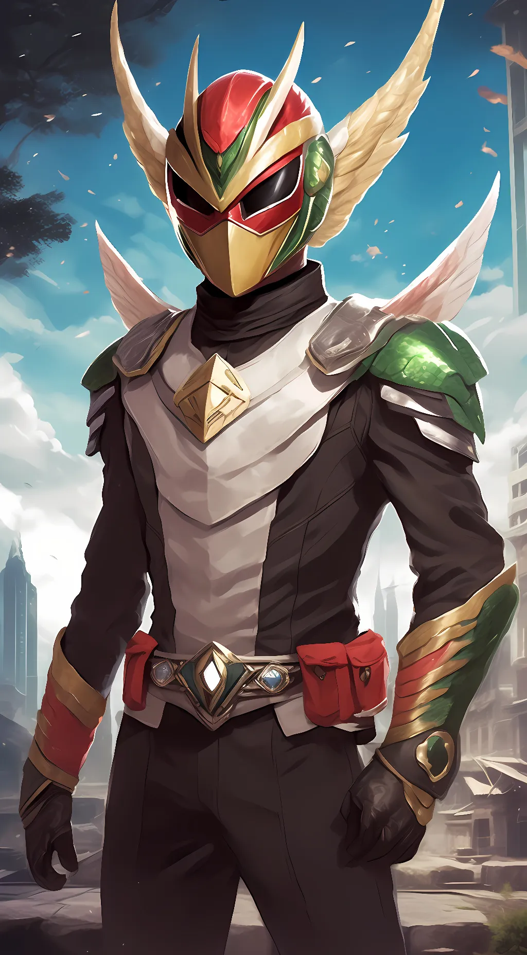 ai character: Kamen Rider RPG background