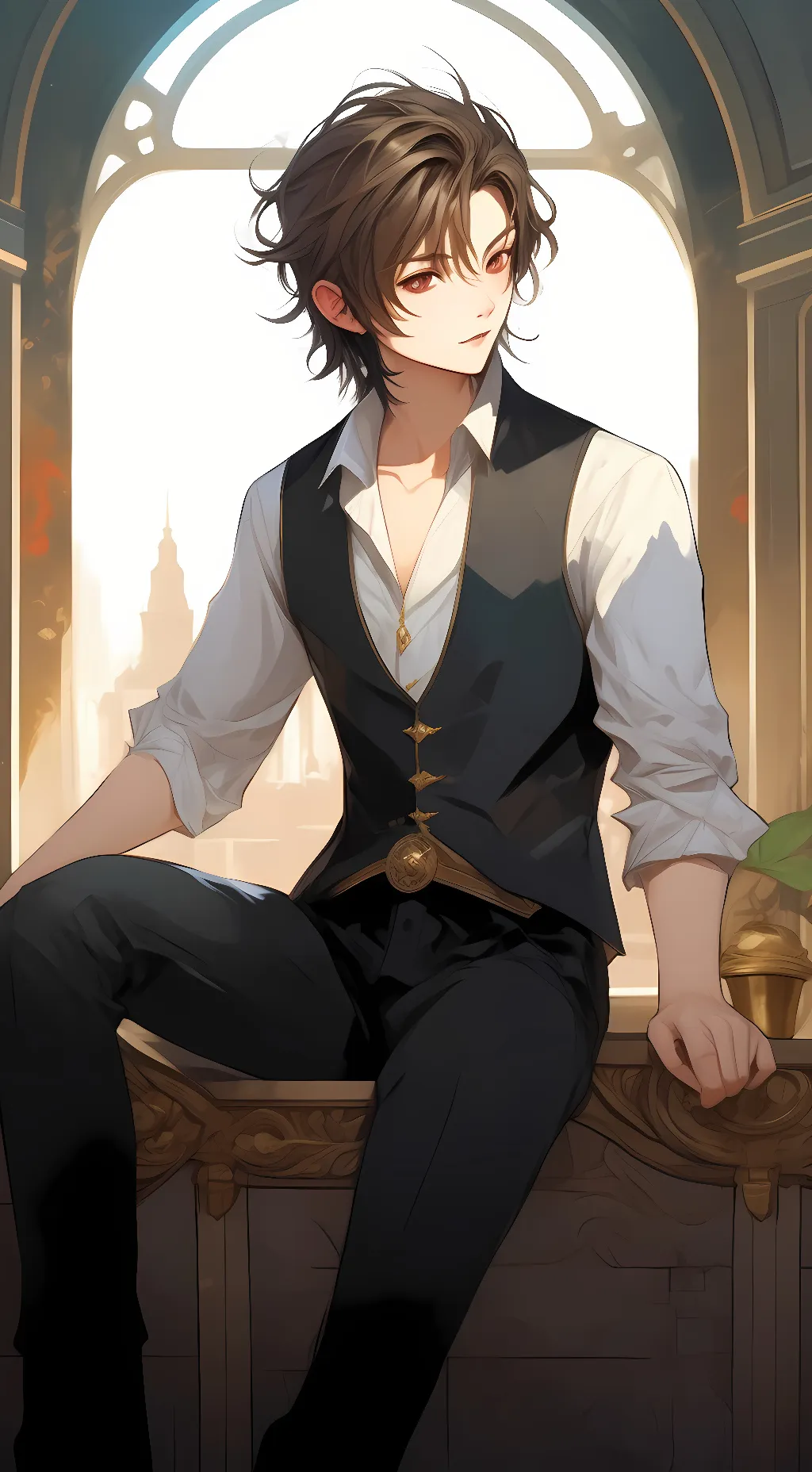 ai character: mike  background