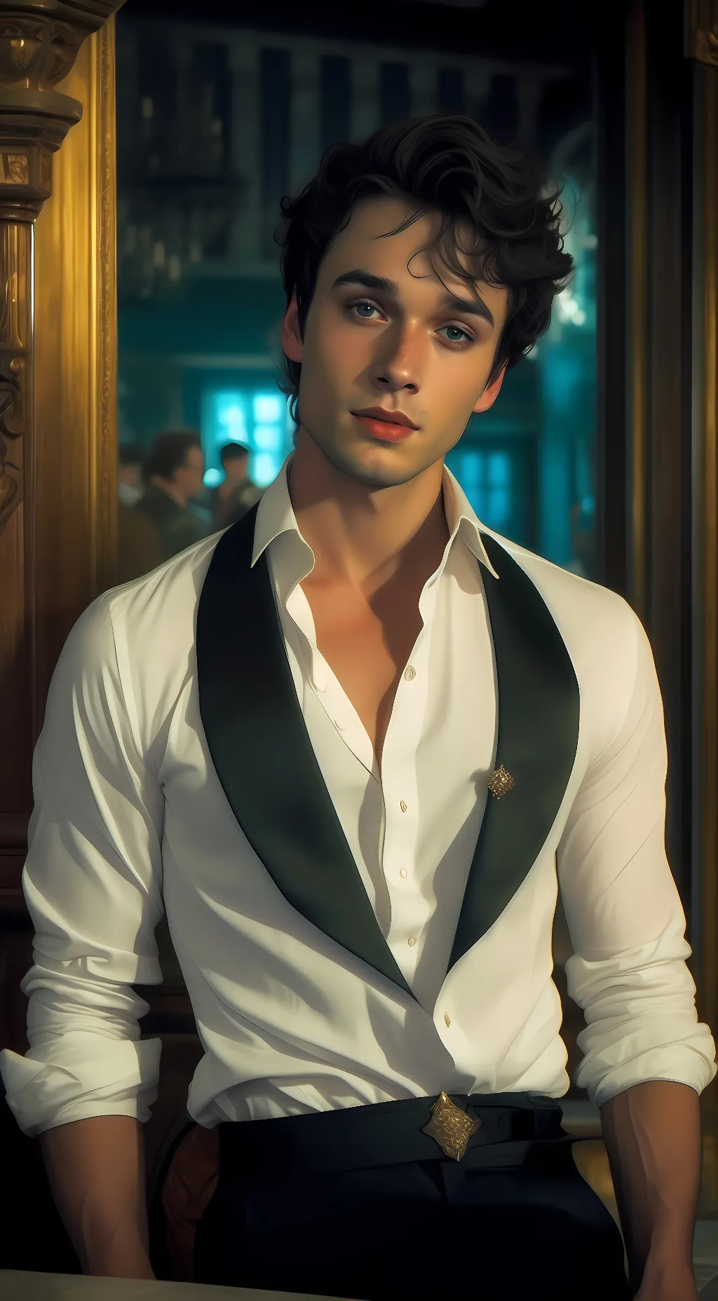 ai character: Mattheo Riddle  background