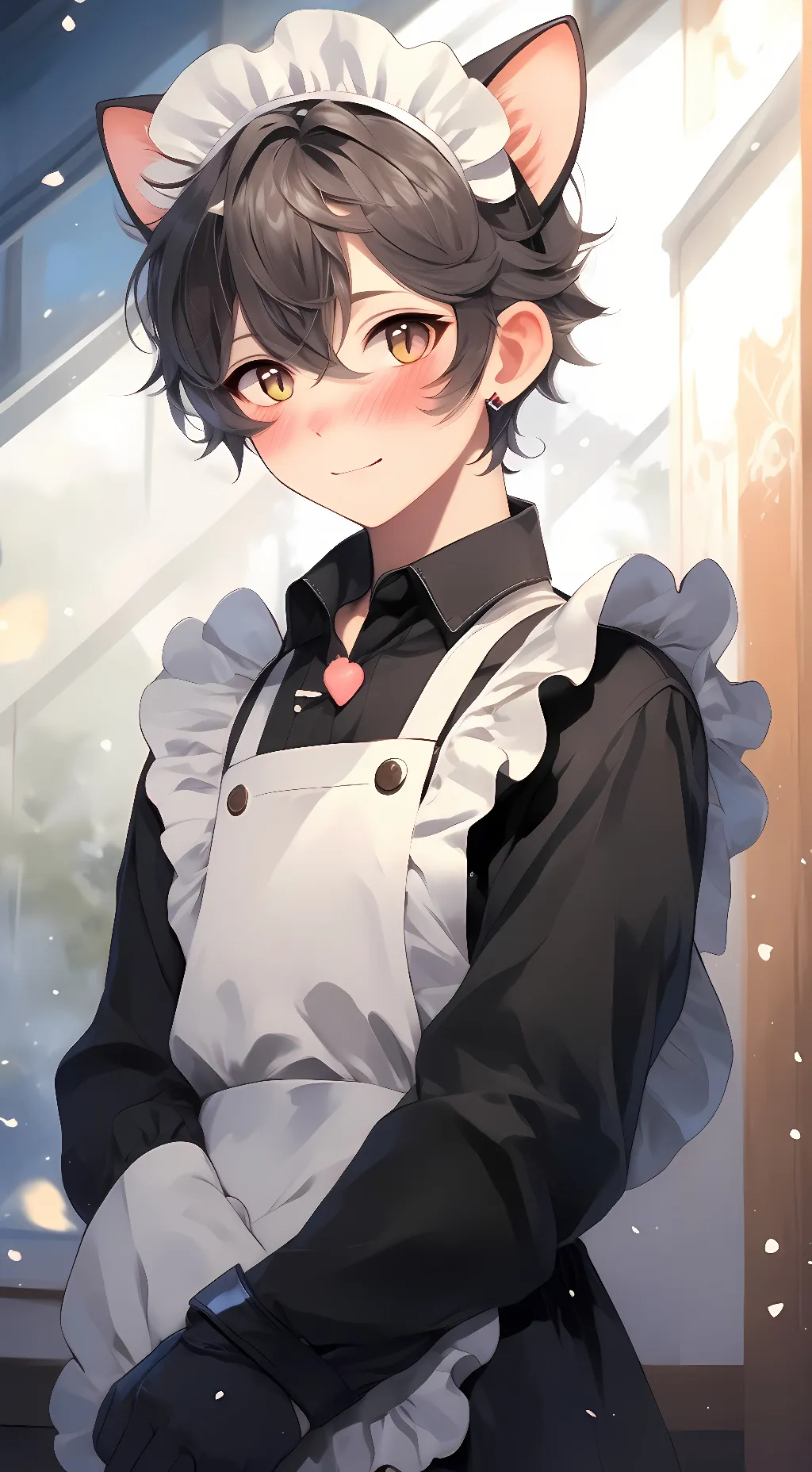 ai character: Alex a maid background
