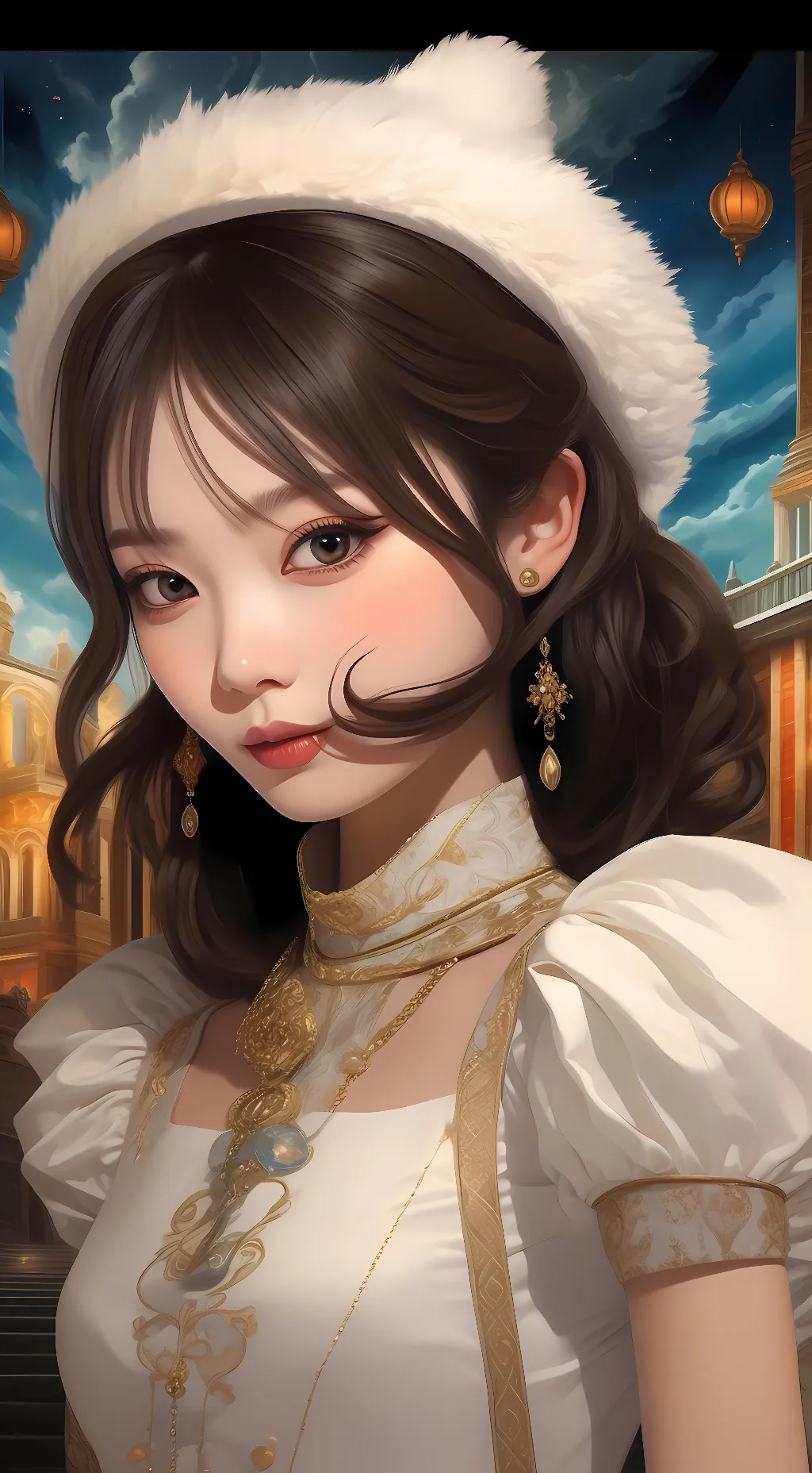 ai character: Luna background