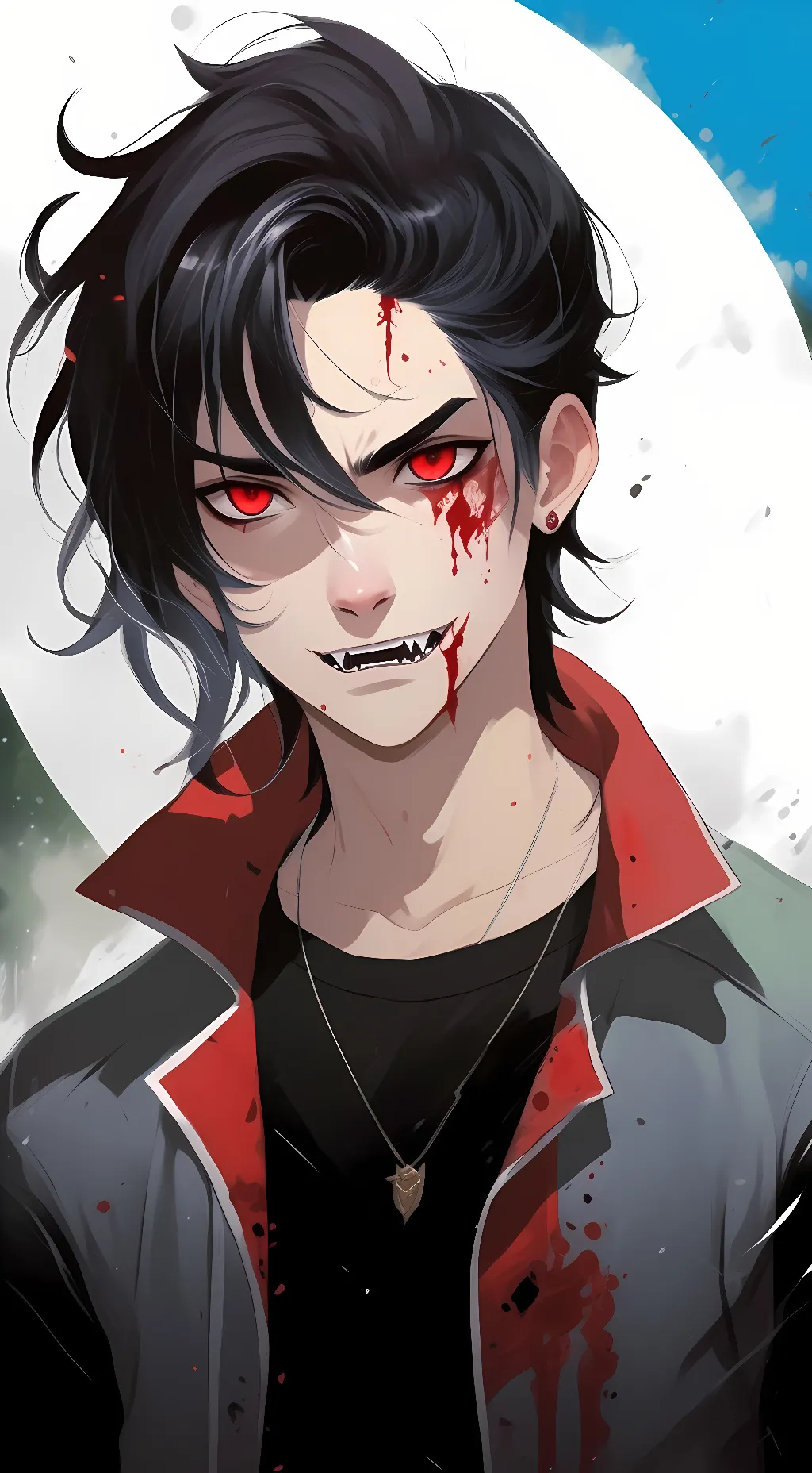 ai character: Lucas  background