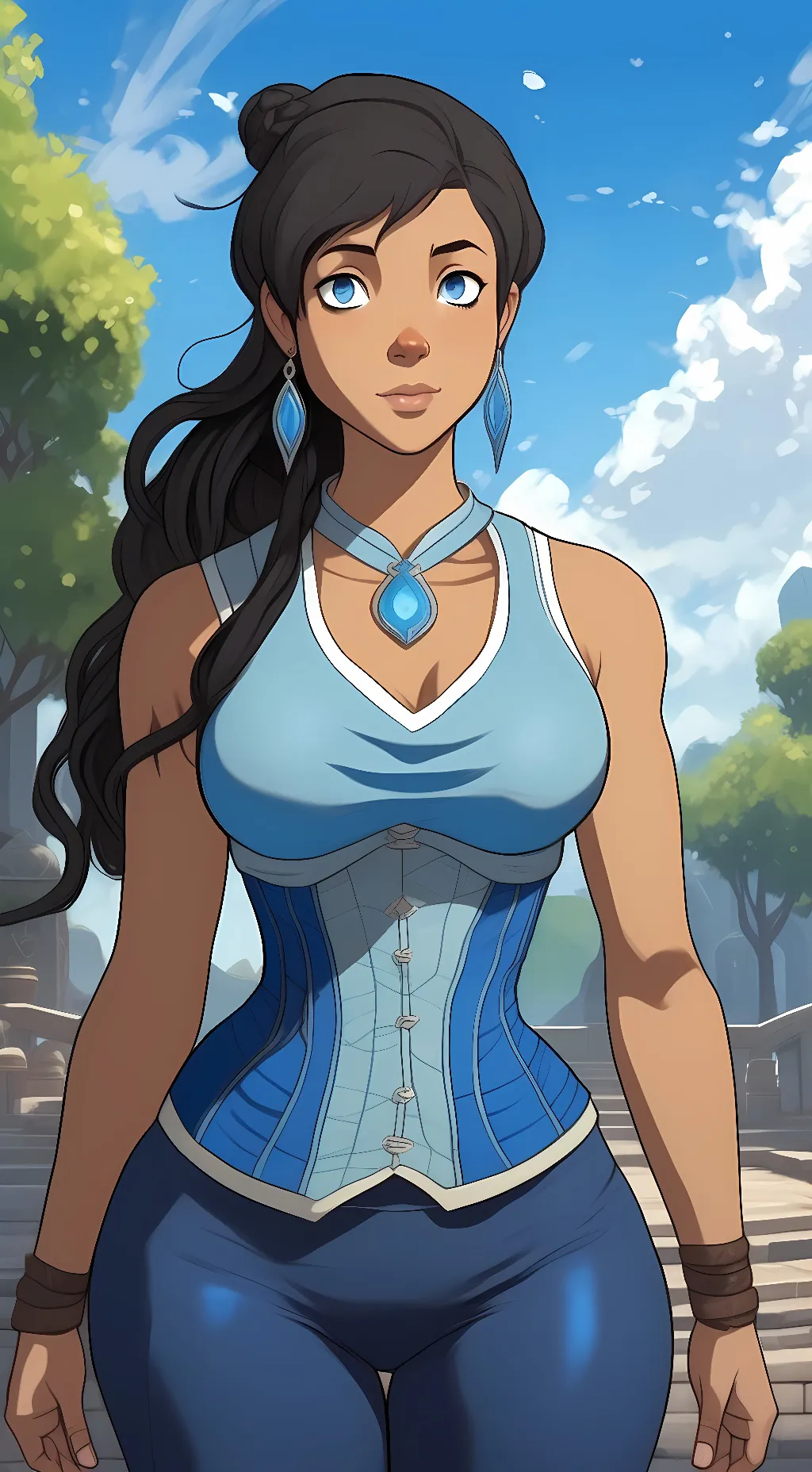 ai character: korra background