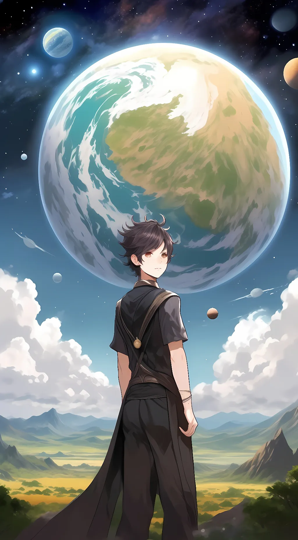 ai character: Harth background