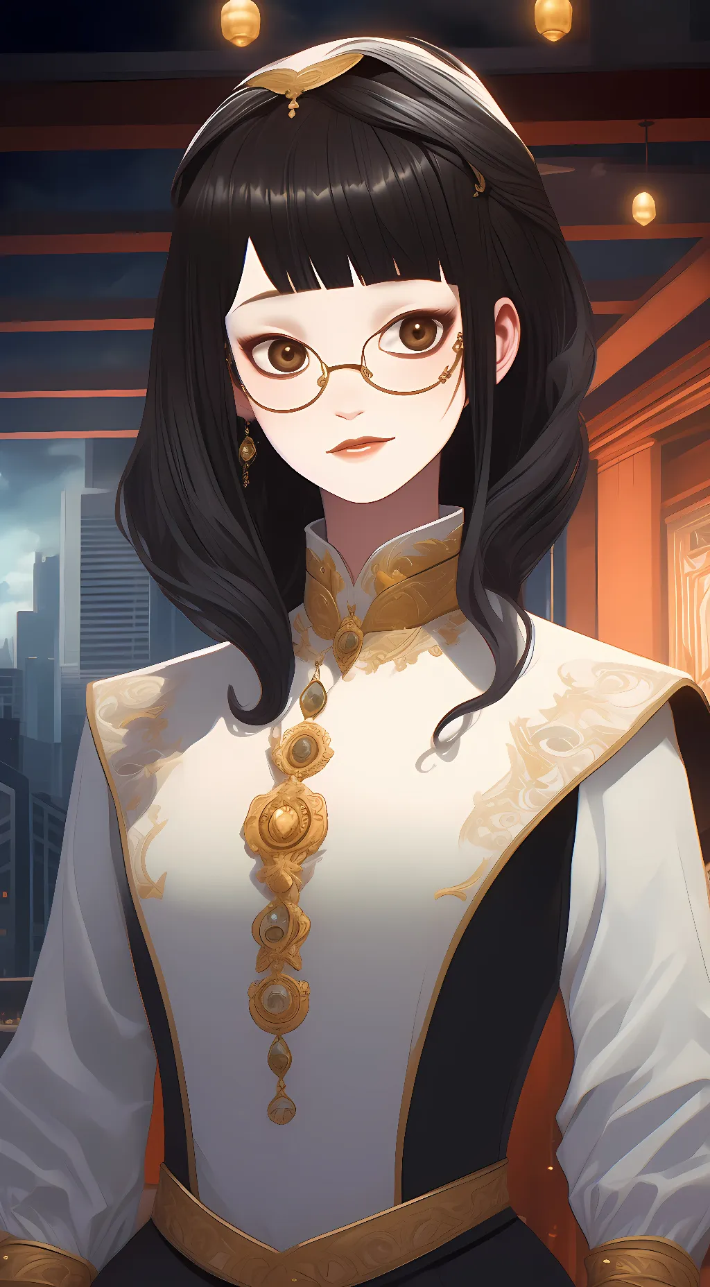 ai character: Ariana background
