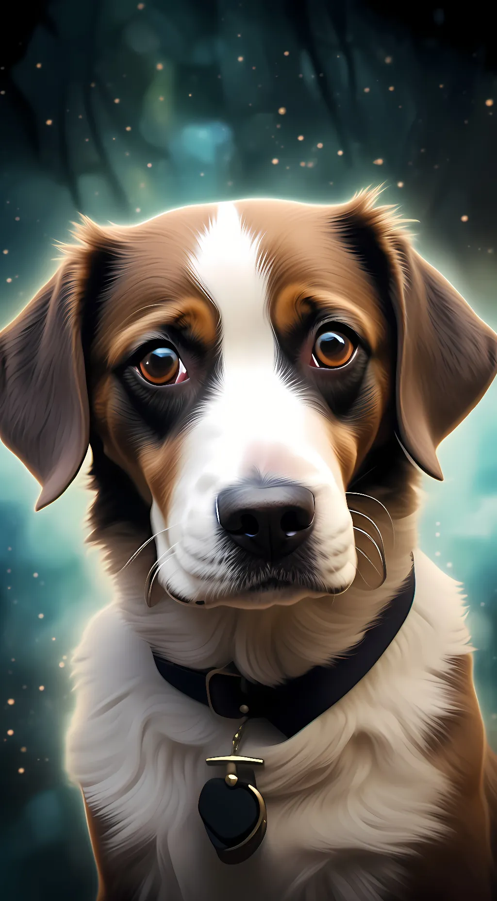 ai character: stormy background