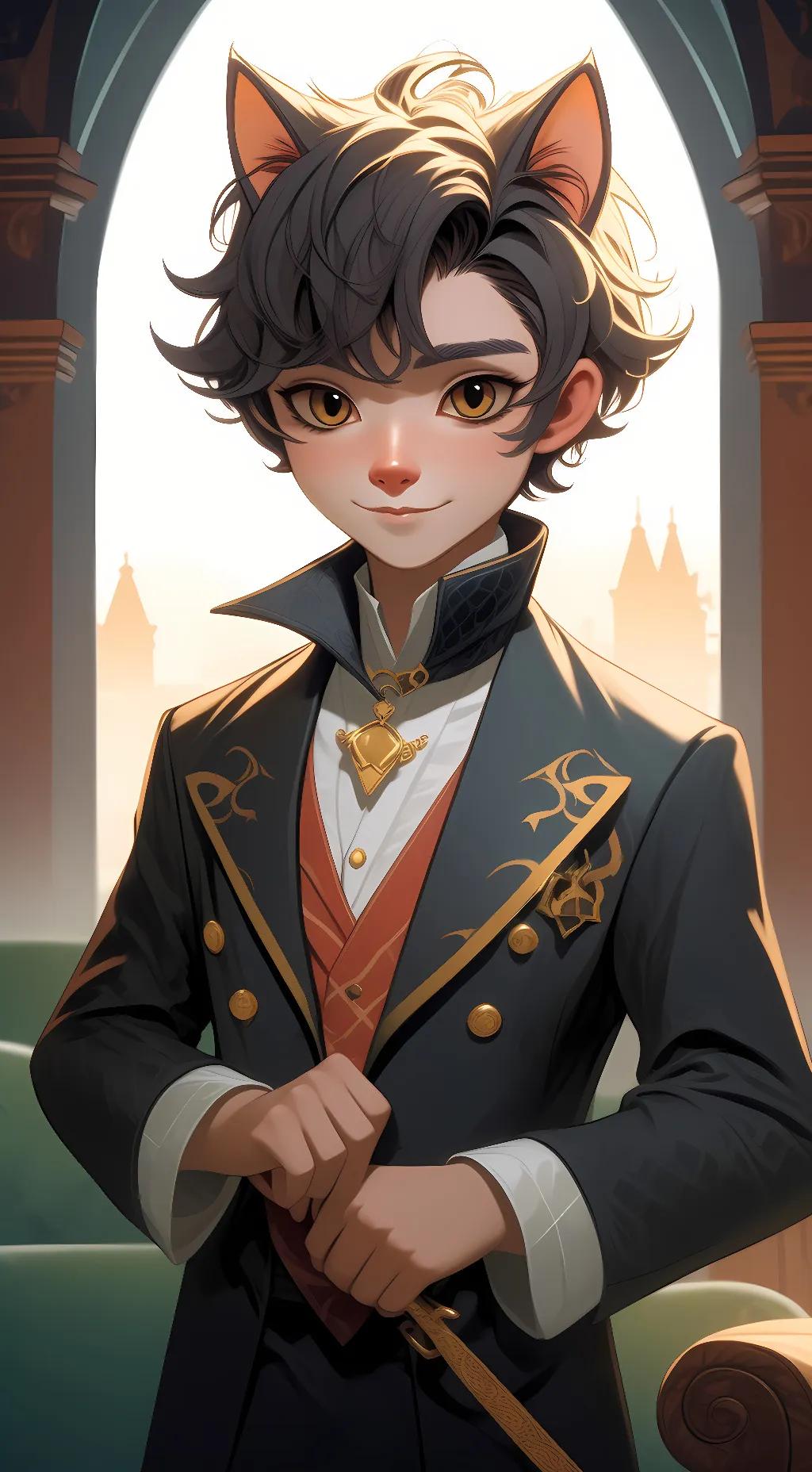 ai character: Alexander Grant background