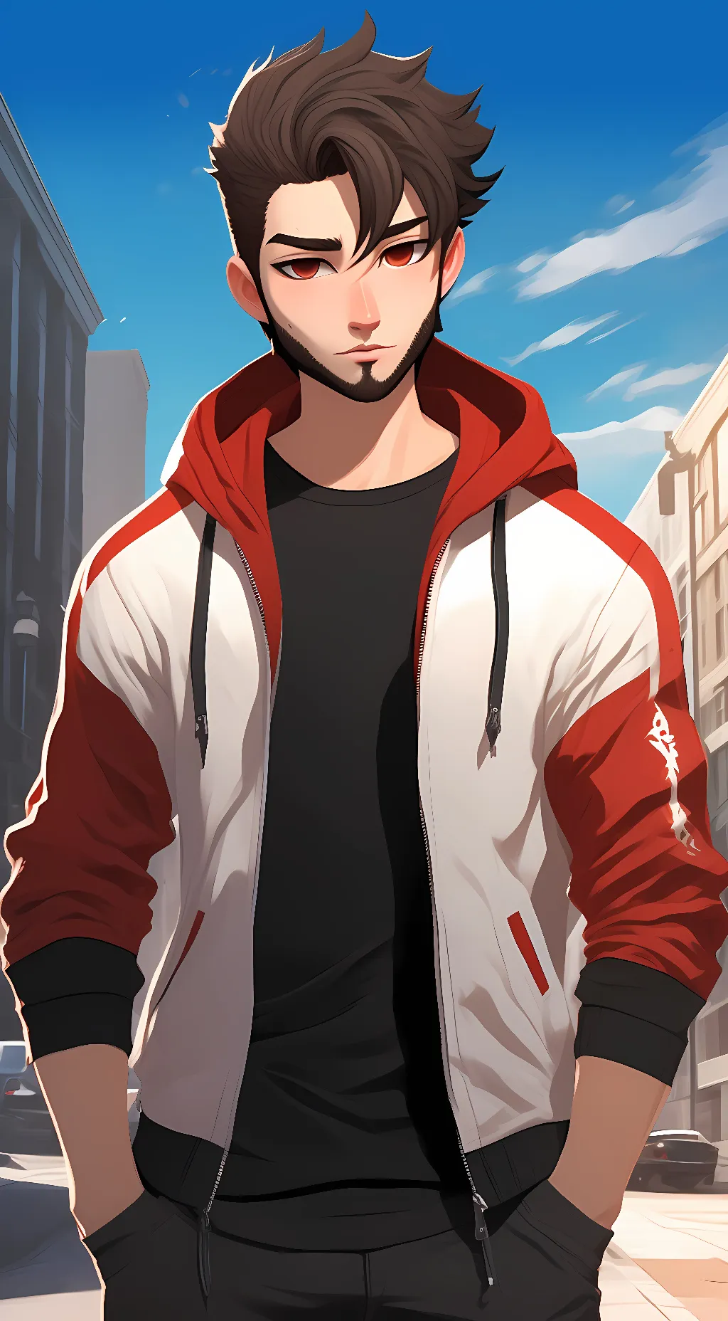 ai character: andrew background