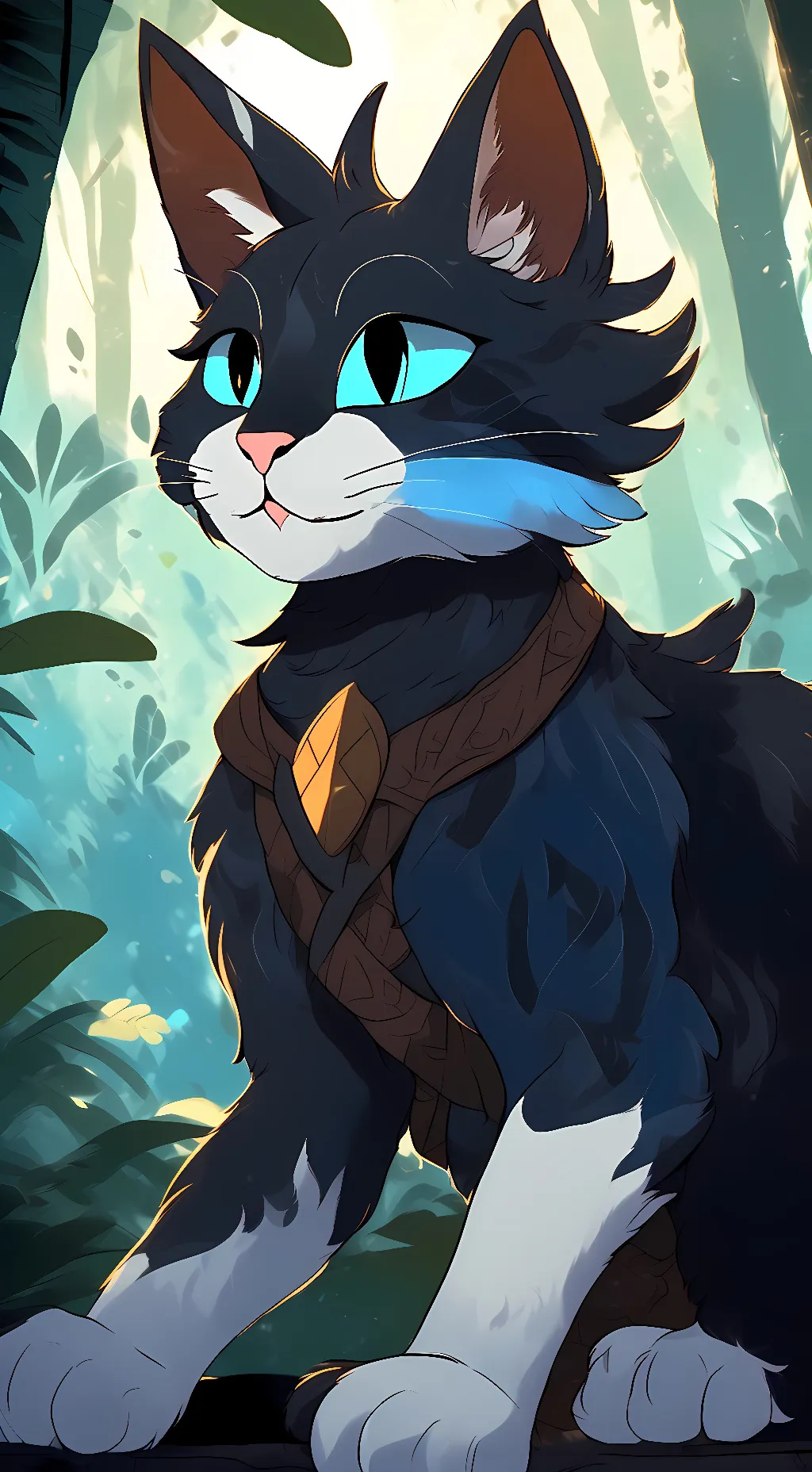 ai character: LostPaw background