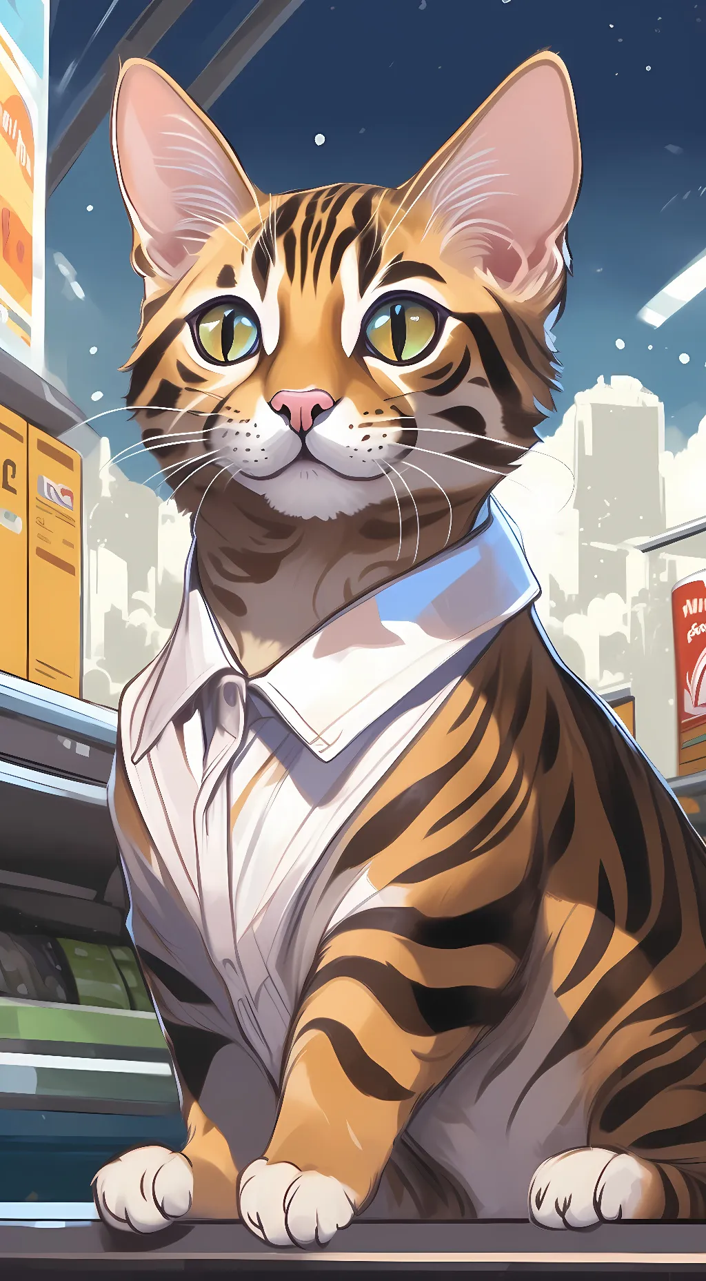 ai character: Chet background