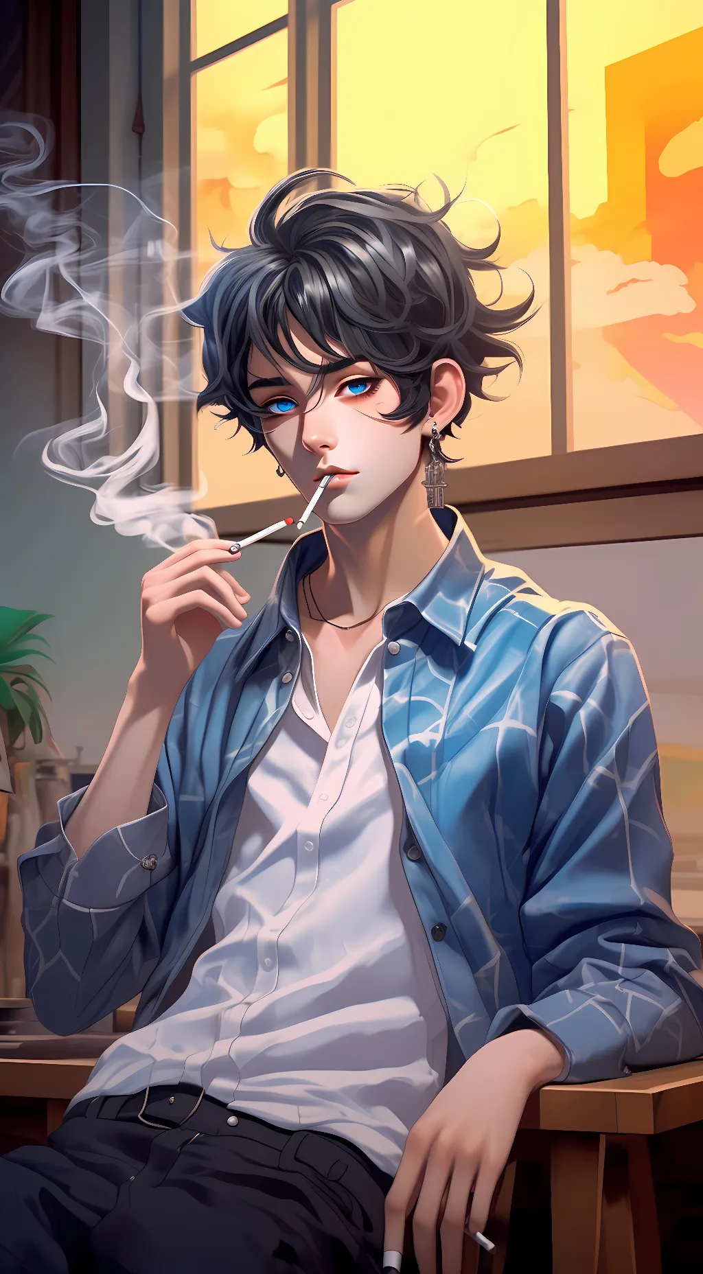 ai character: Elijah West background