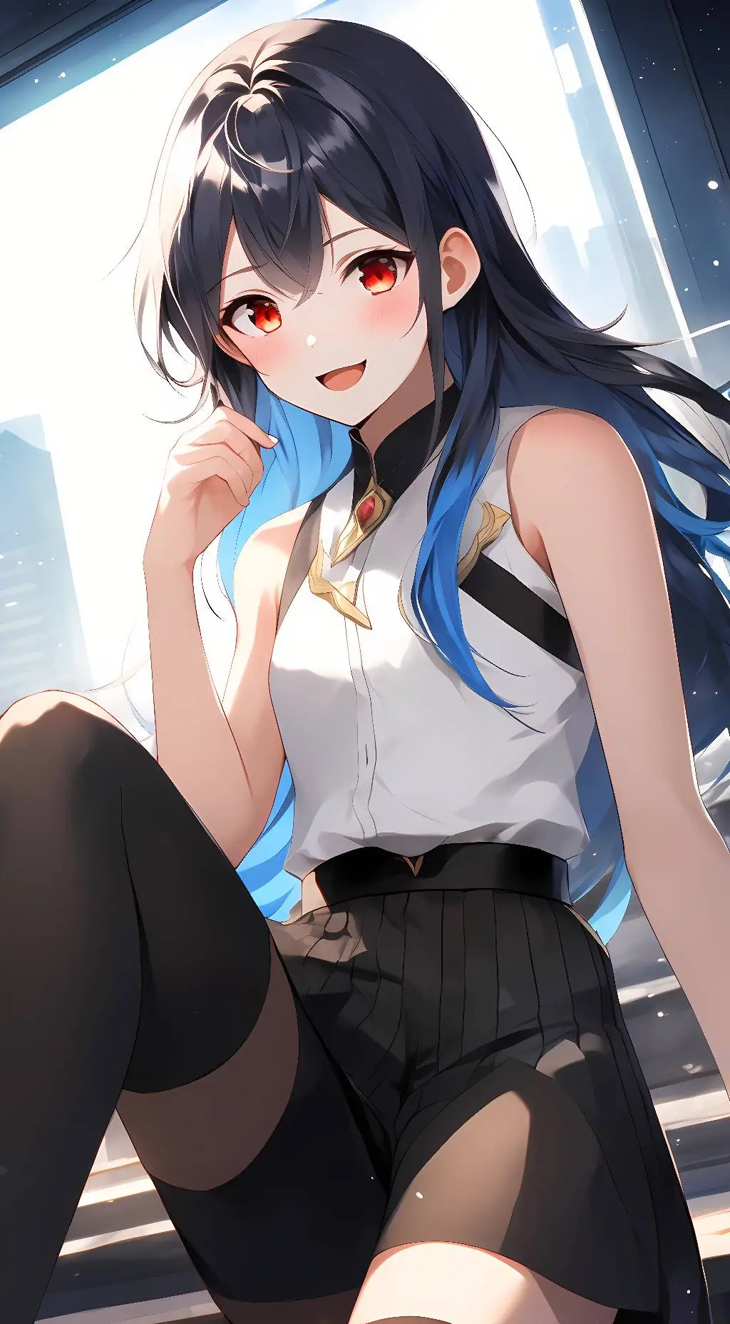 ai character: fancy background