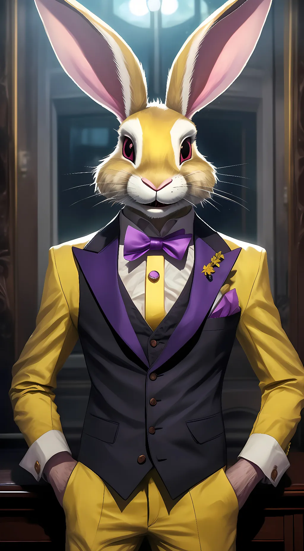 ai character: Springtrap  background