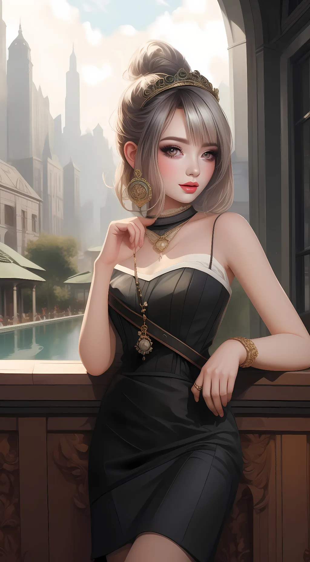 ai character: Kanamira background