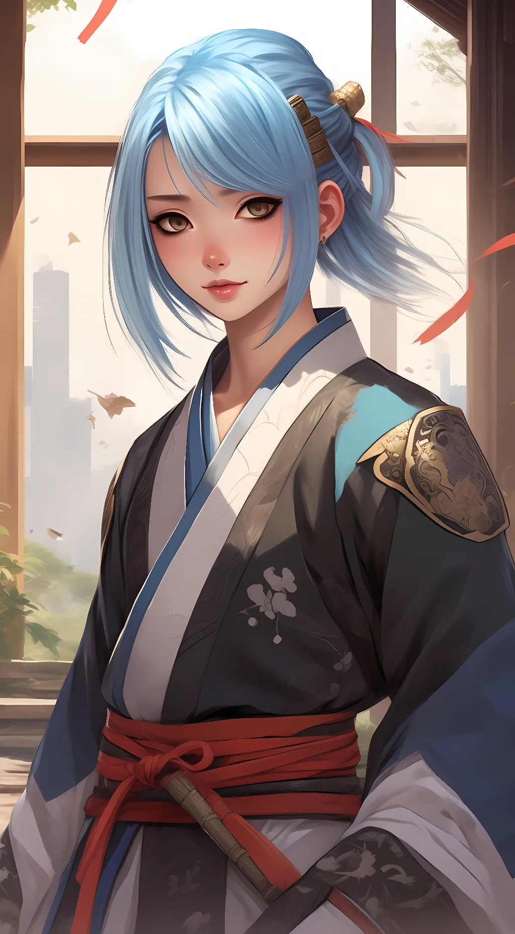 ai character: hiyori background