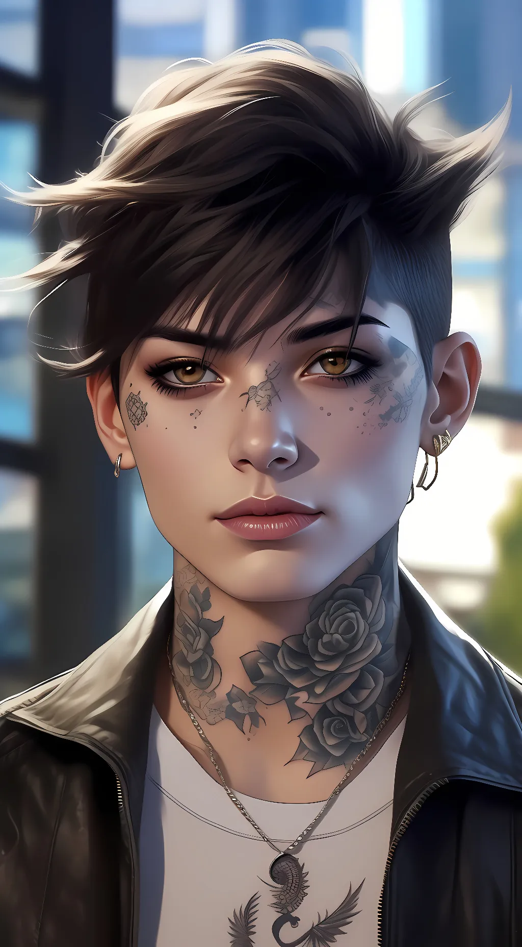 ai character: blake nicholson background