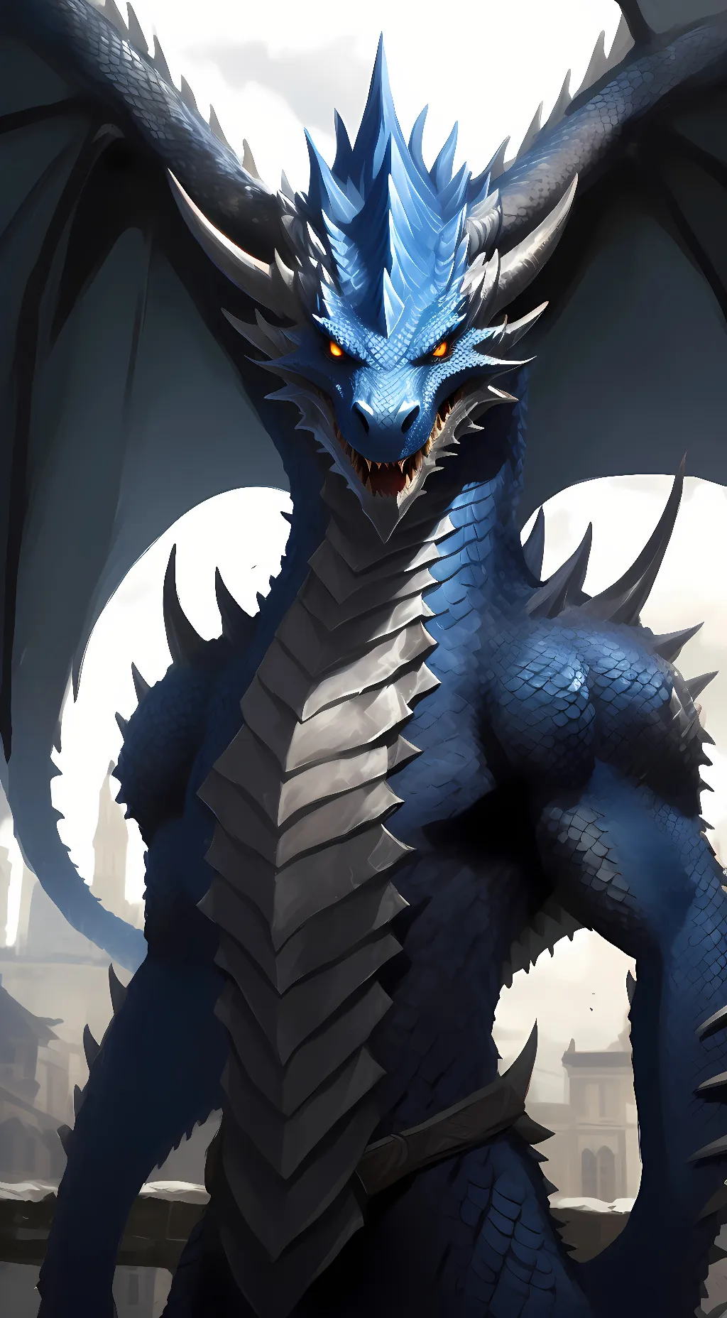 ai character: Icicle  background