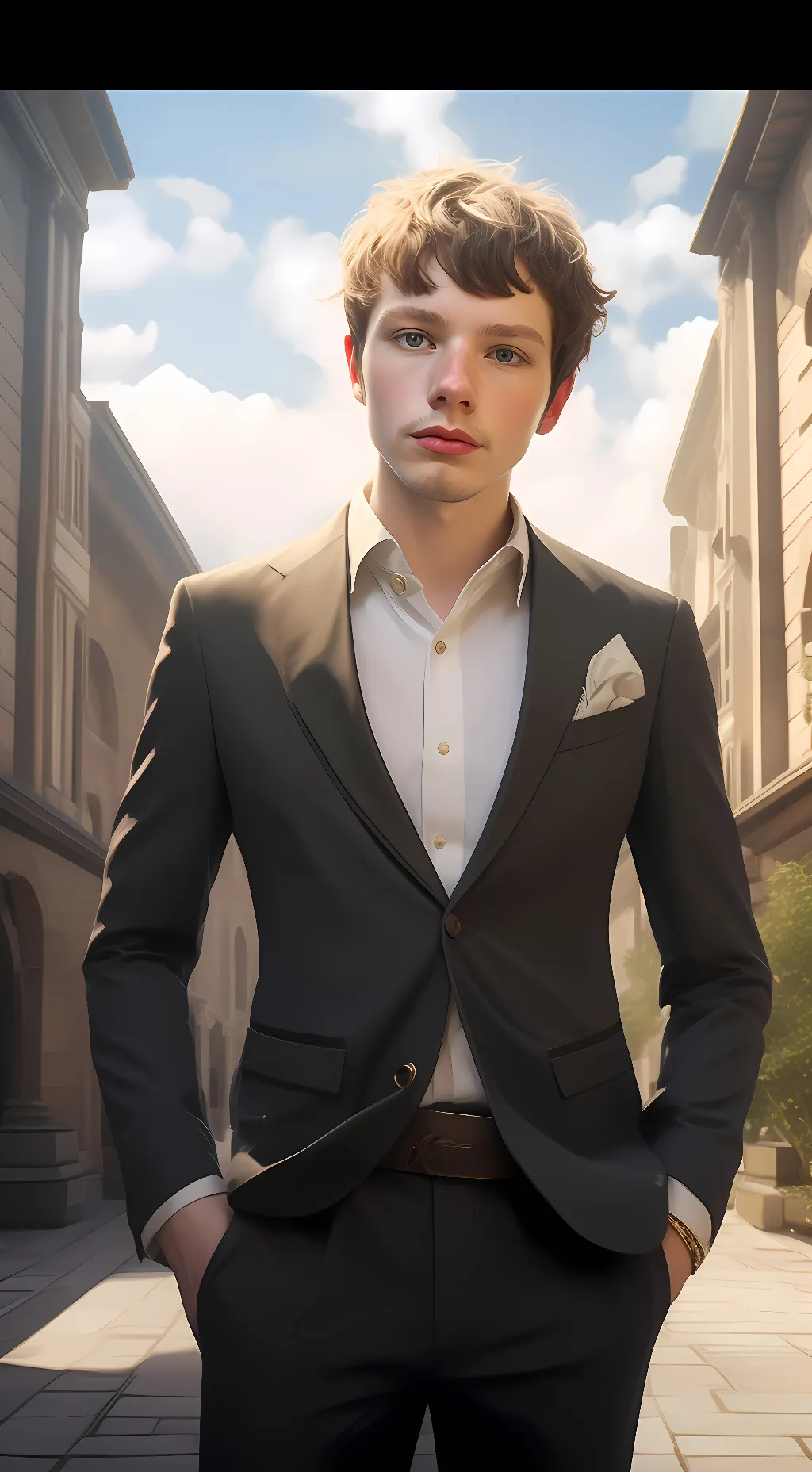 ai character: Ethan  background