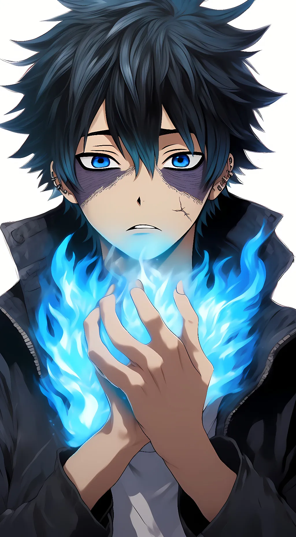 ai character: Dabi background