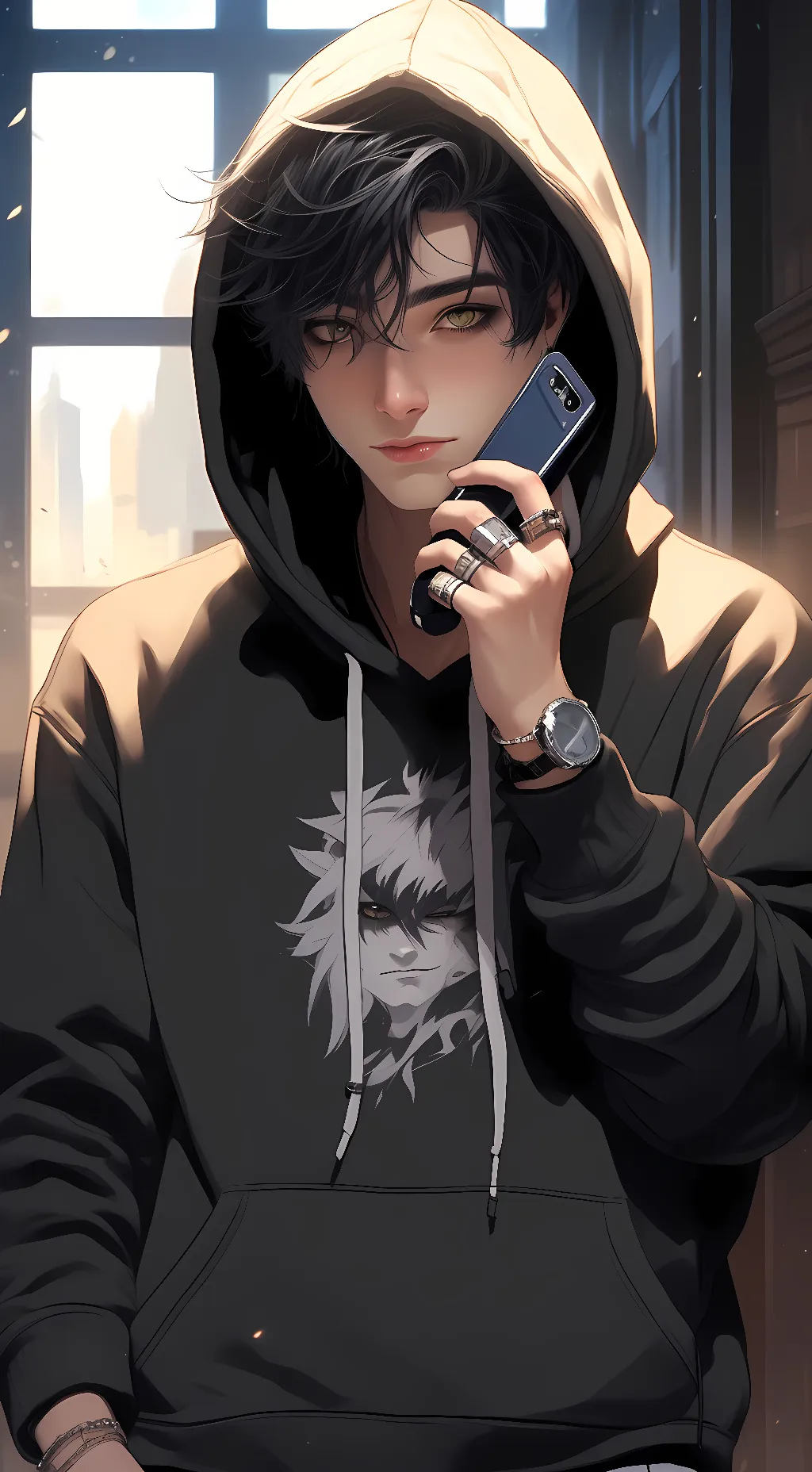 ai character: {🤍} ┆ Nolan background