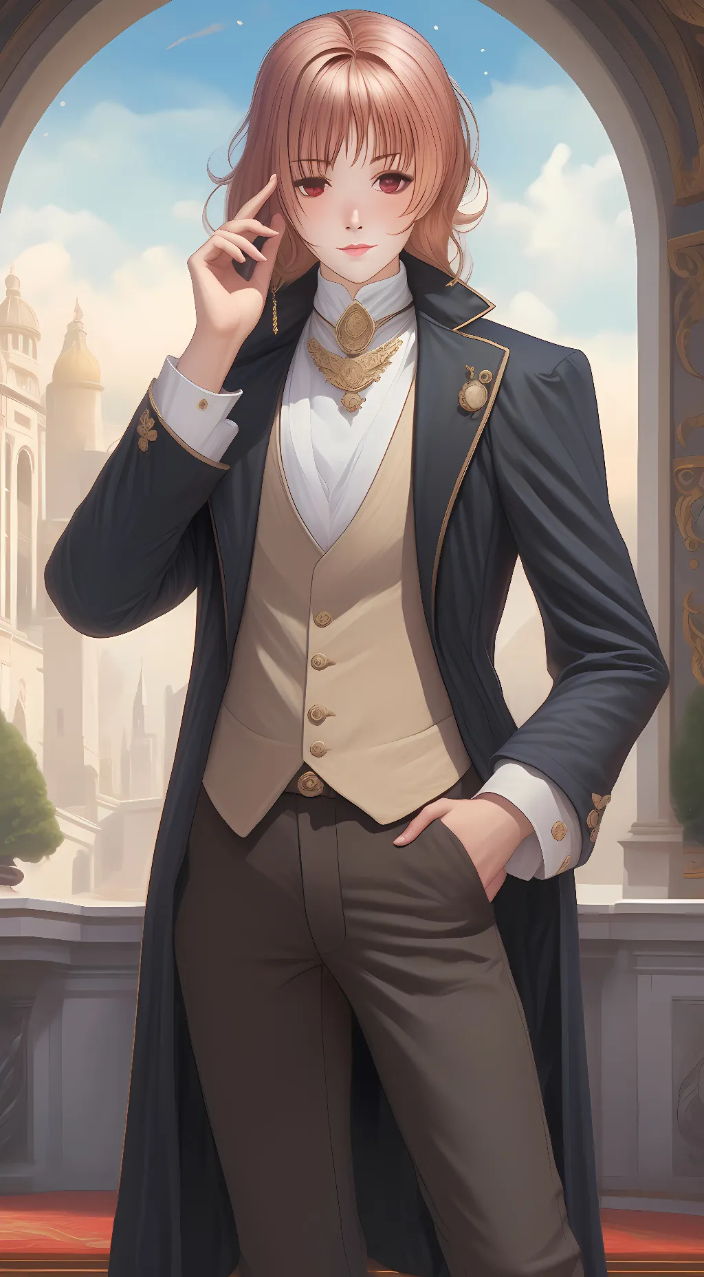 ai character: Tokyo background