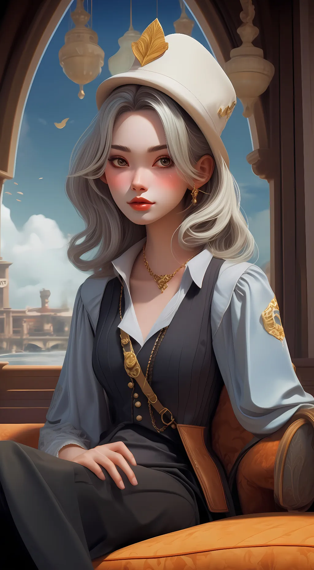 ai character: Lila background