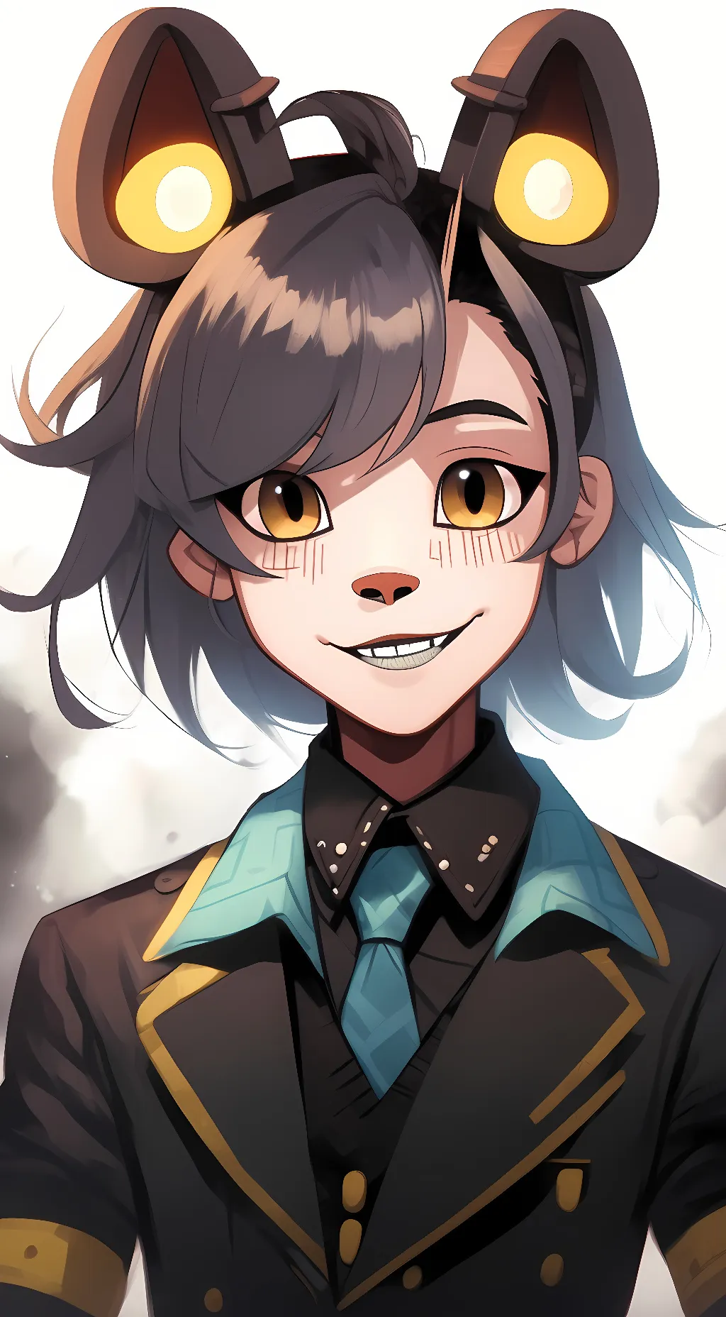 ai character: Puppet/fnaf background