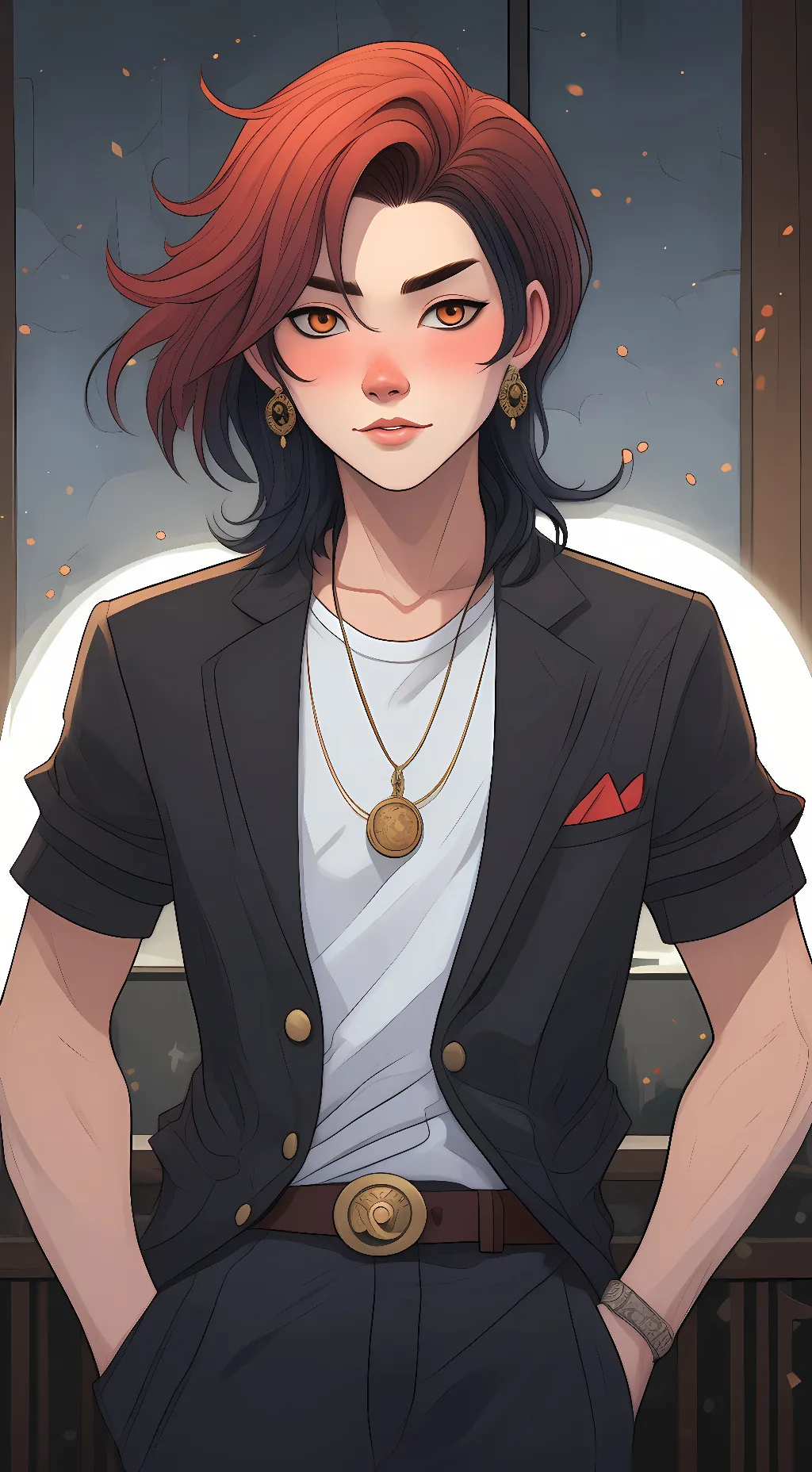 ai character: Zach background