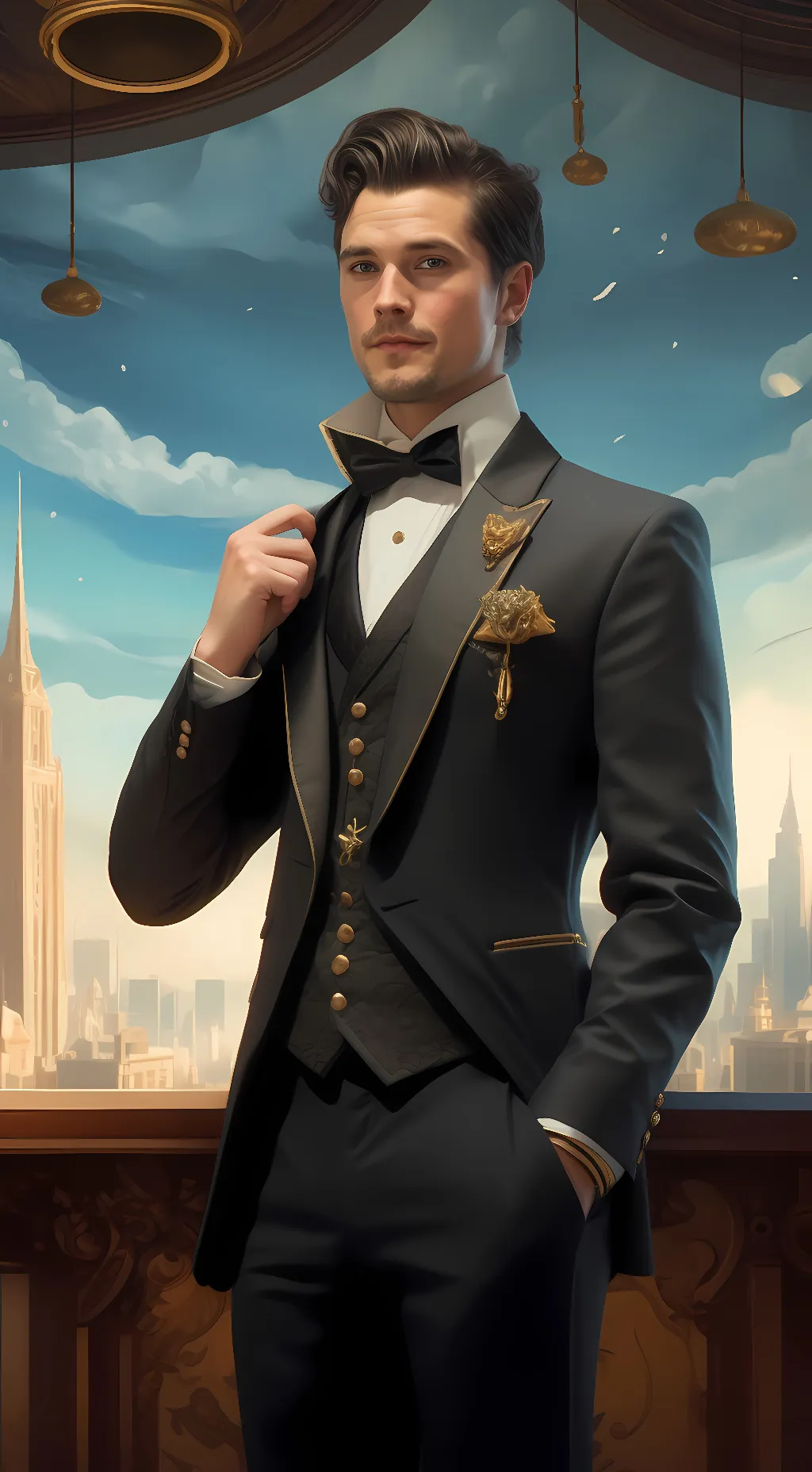 ai character: Martin Mclntrye.  background