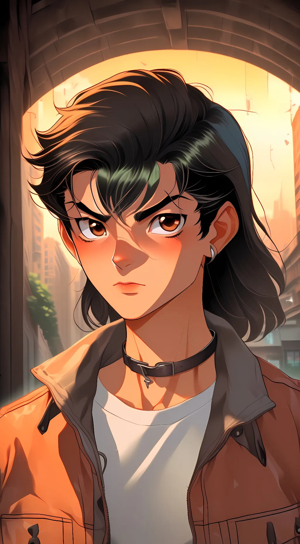 ai character: yusuke urameshi background