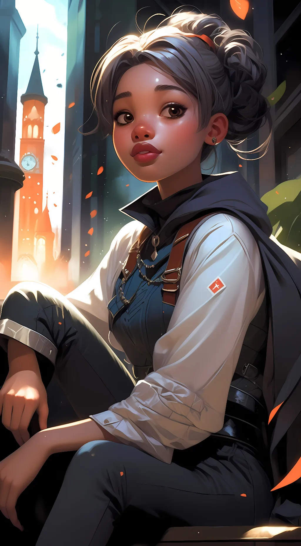 ai character: adriana background