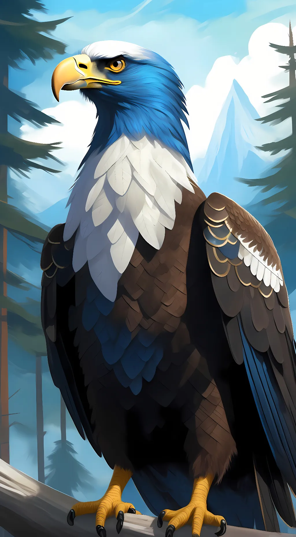 ai character: claw background