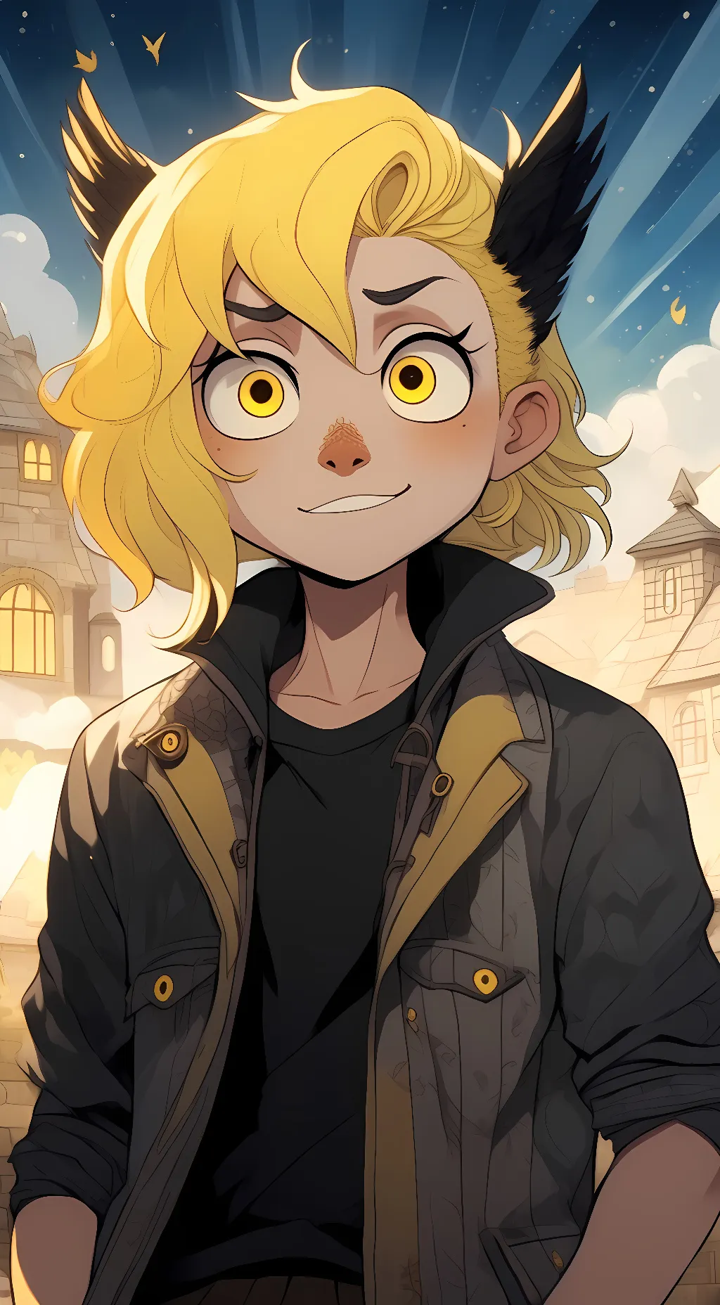 ai character: Vee noceda  background