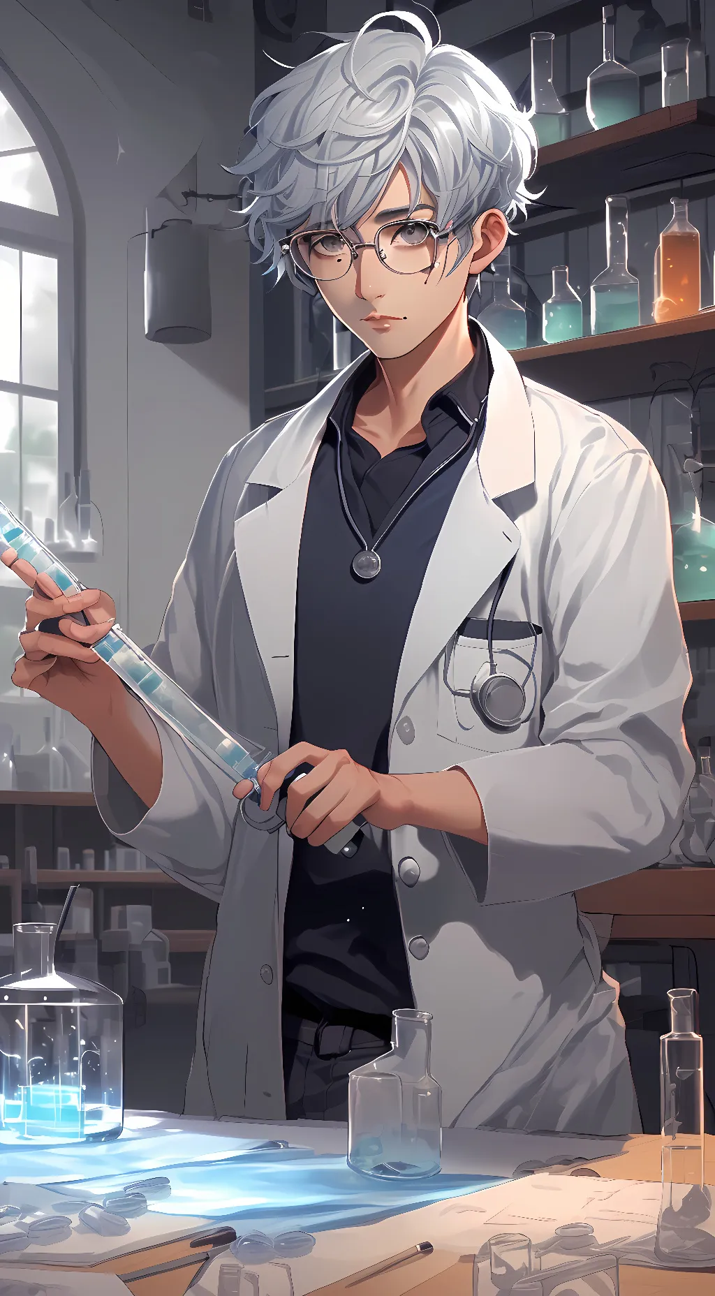 ai character: Sir background