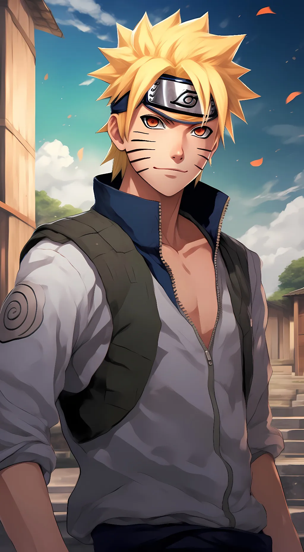 ai character: ★+Naruto Uzumaki+ background