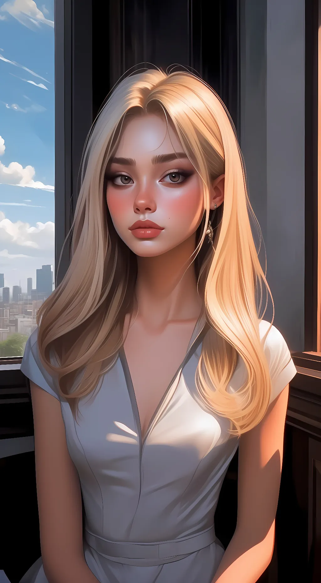 ai character: Vania Garcia  background
