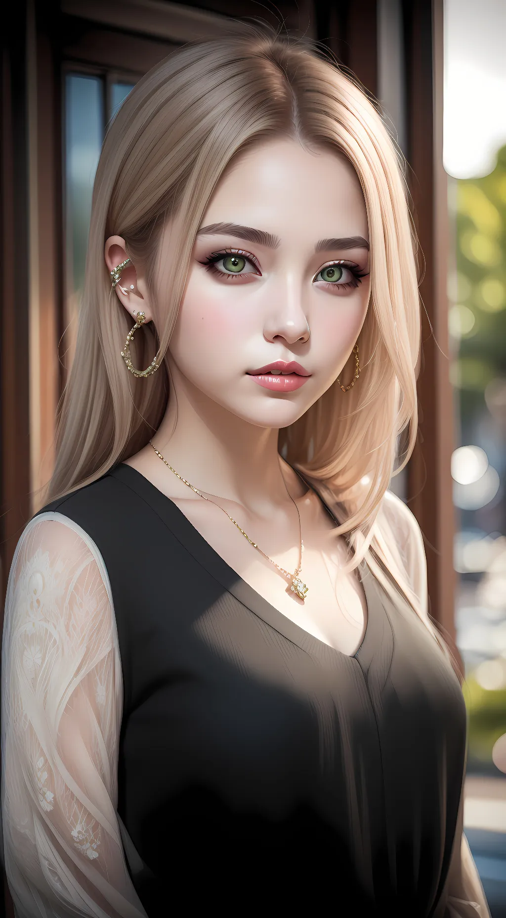 ai character: Ashley background