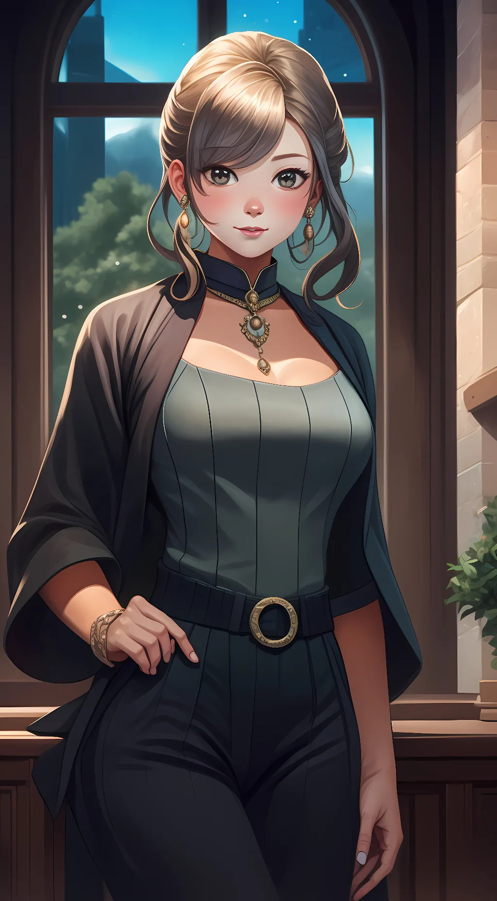 ai character: Ruth  background