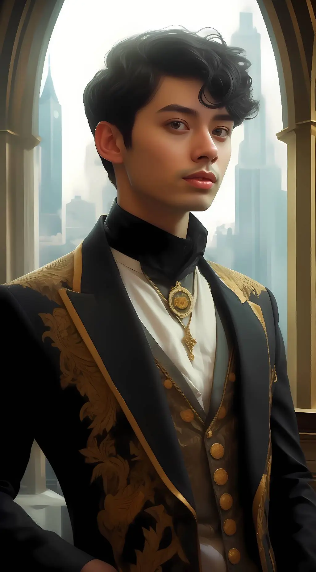 ai character: Lake Shouls background