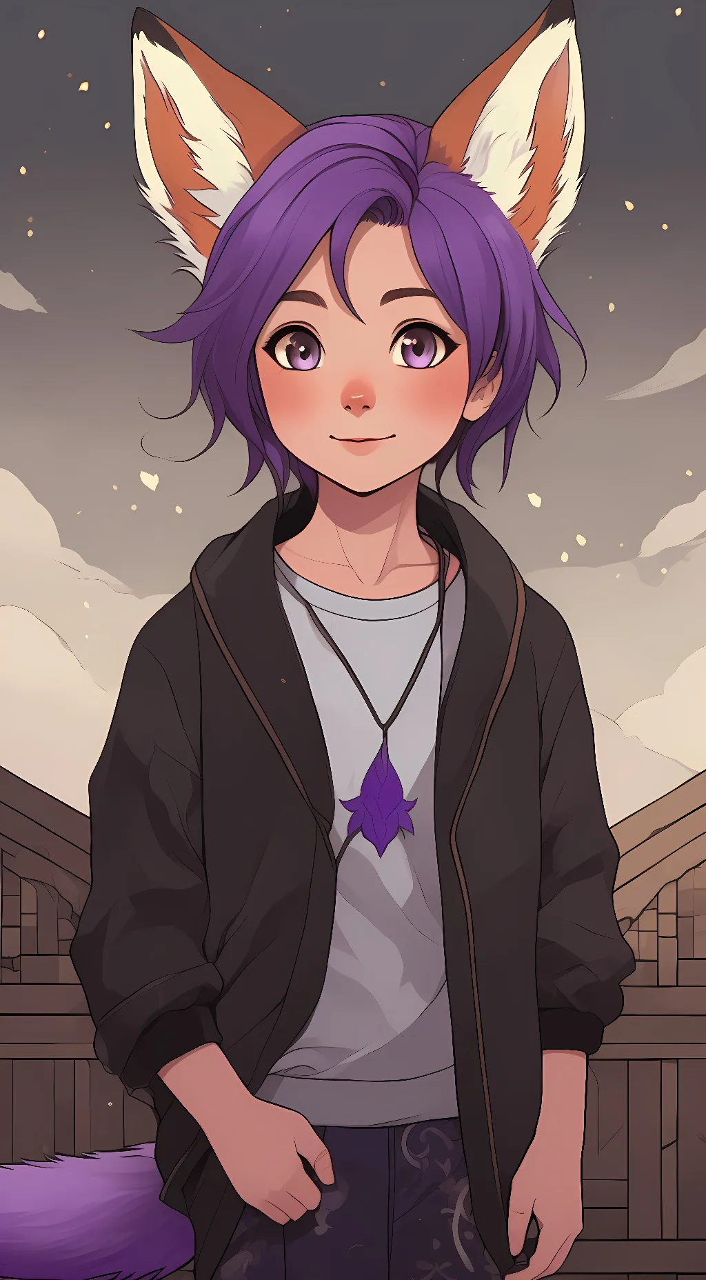 ai character: Cyno and Tighnari  background