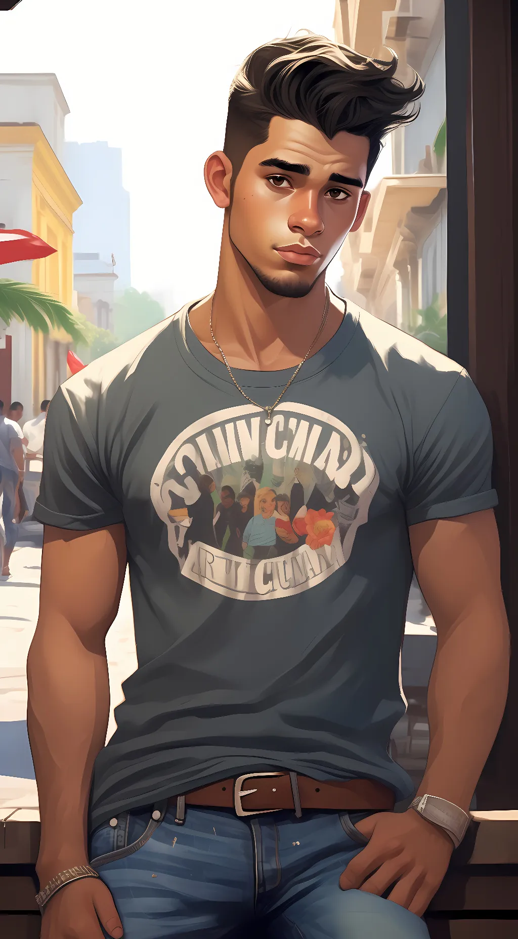 ai character: Josué Jãmiréz background