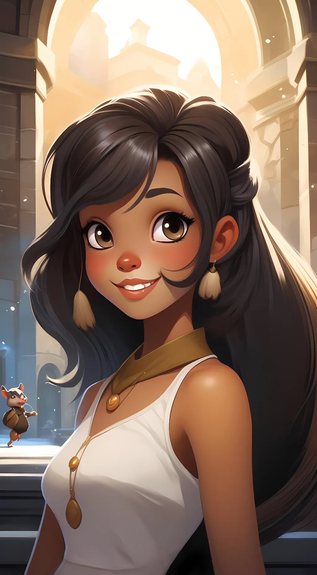 ai character: Jasmine Sliva background