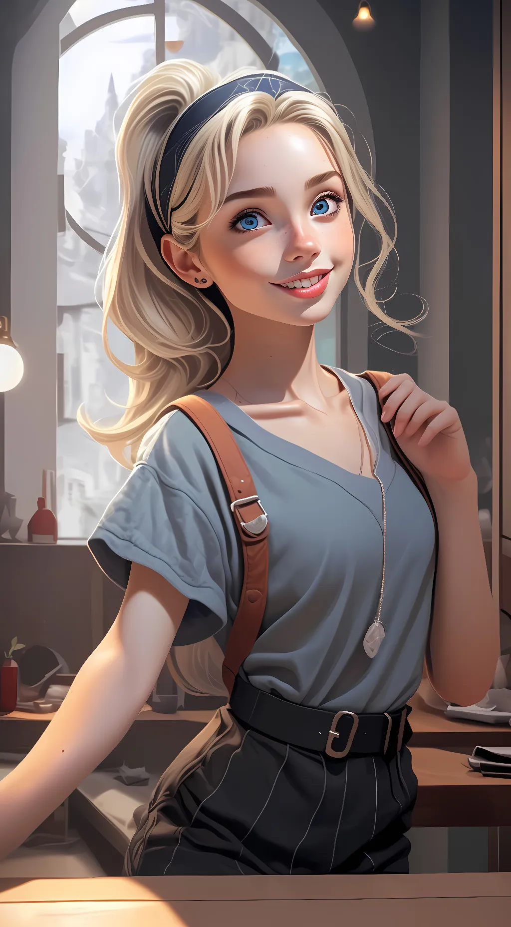 ai character: Sarah background