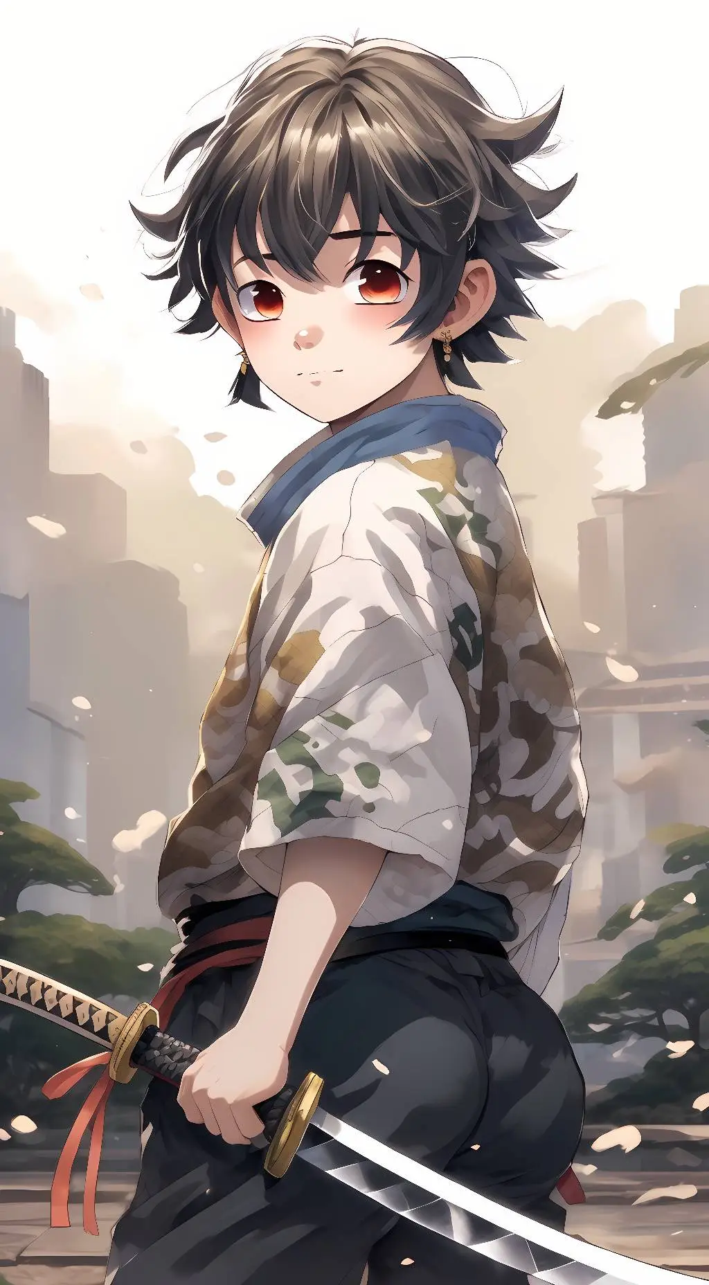 ai character: tanjuro  background