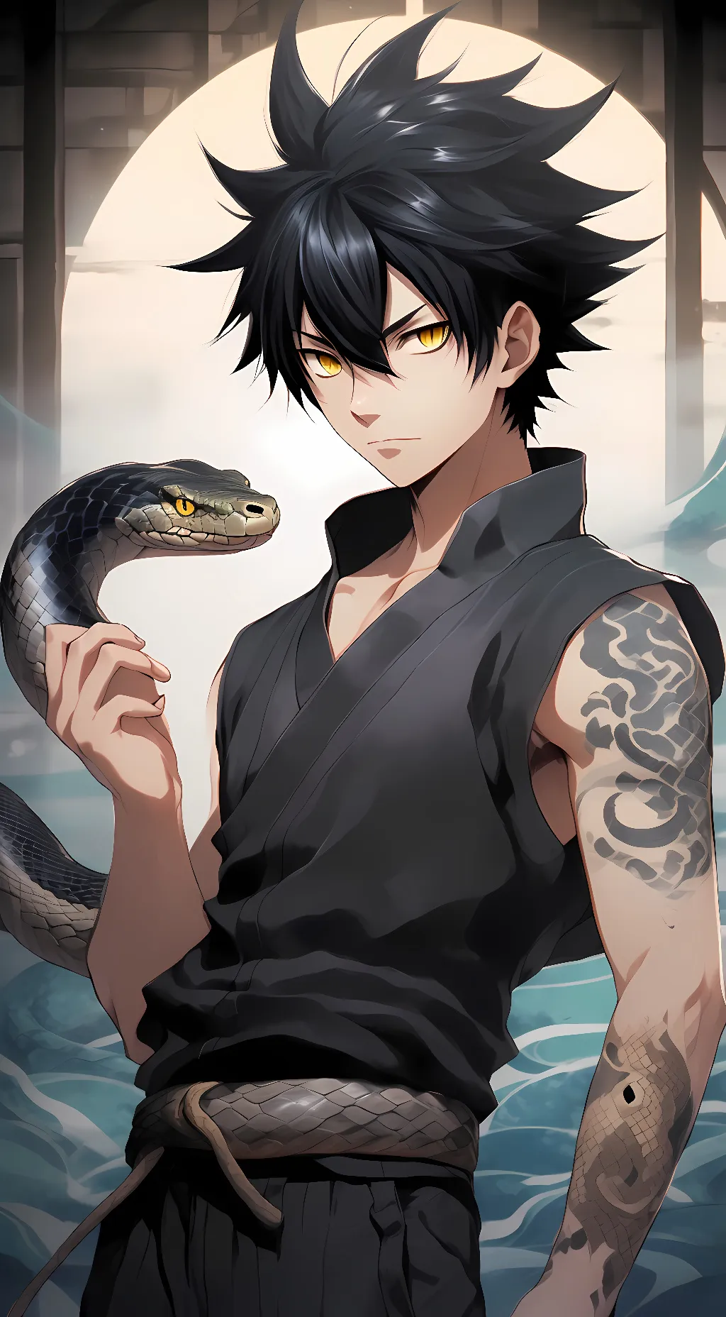 ai character: Kyzan shoku background