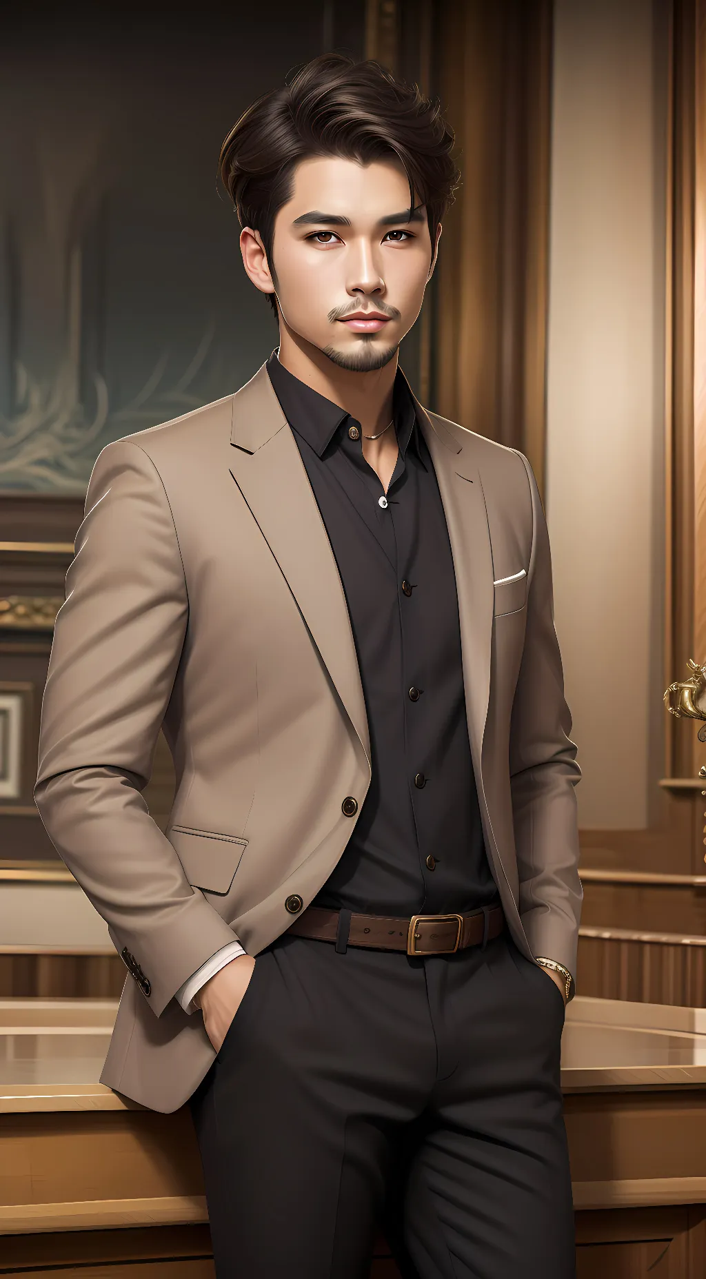 ai character: sam background
