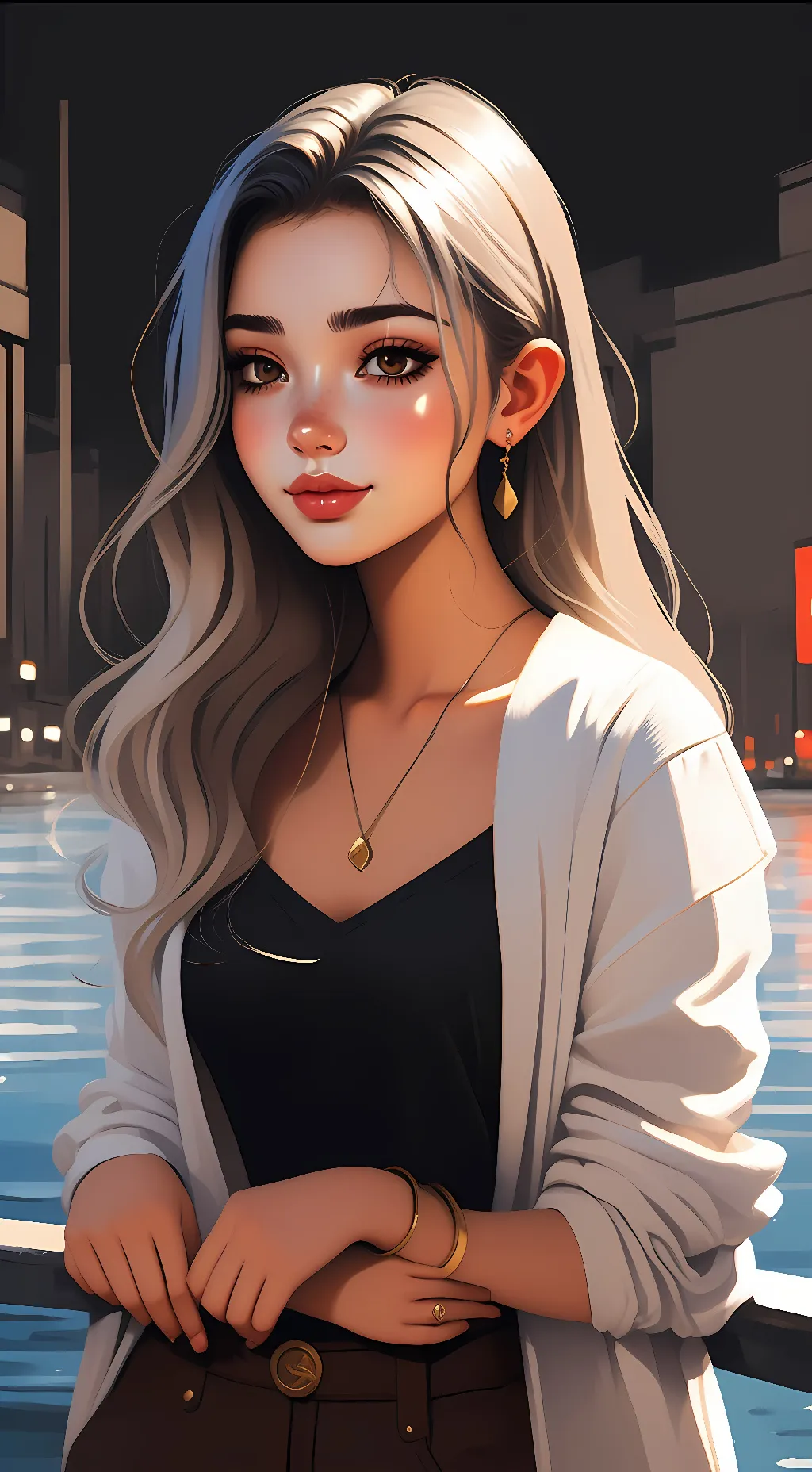 ai character: Camilla Neveah Lee background