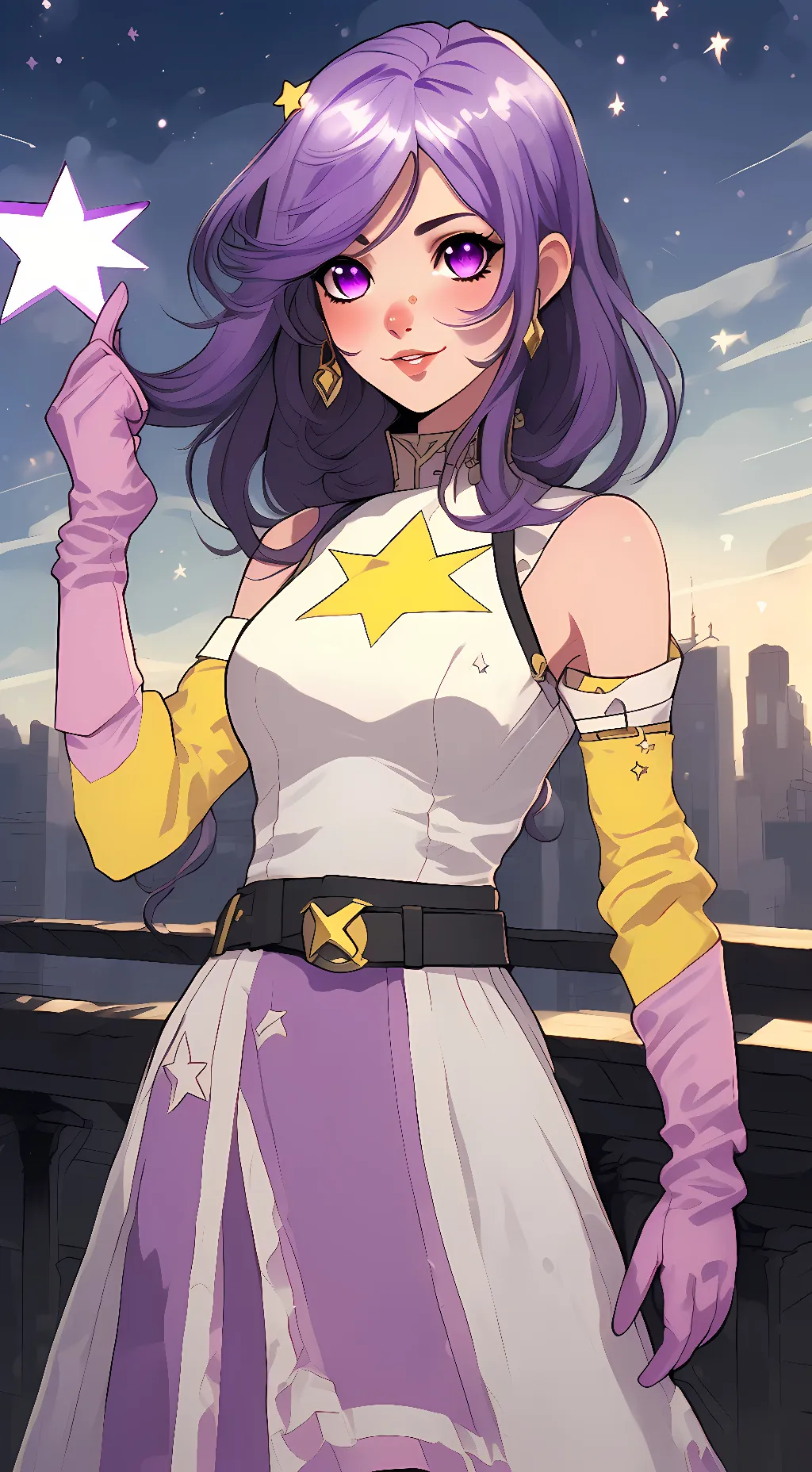 ai character: ai oshi no ko background