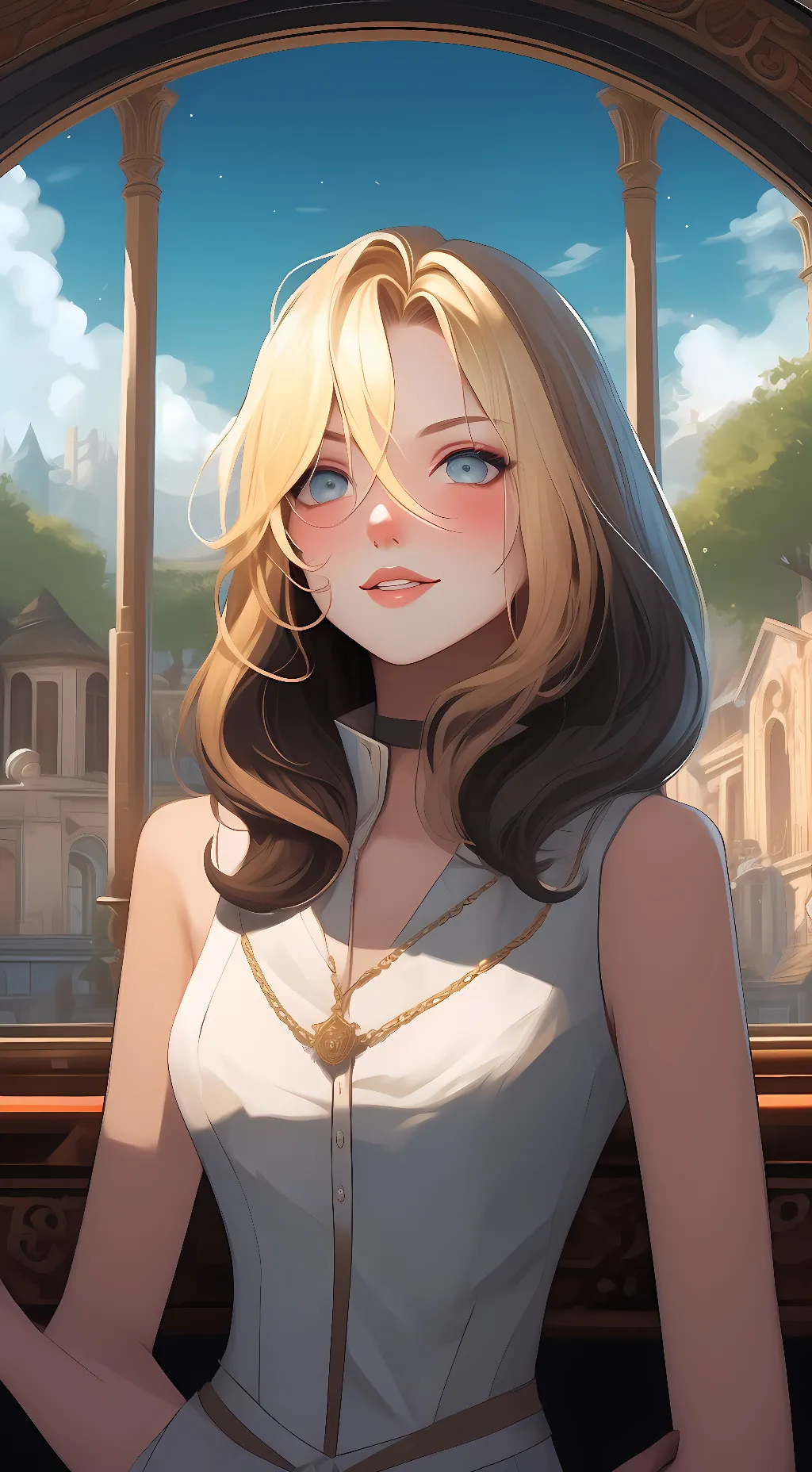 ai character: Lily  background